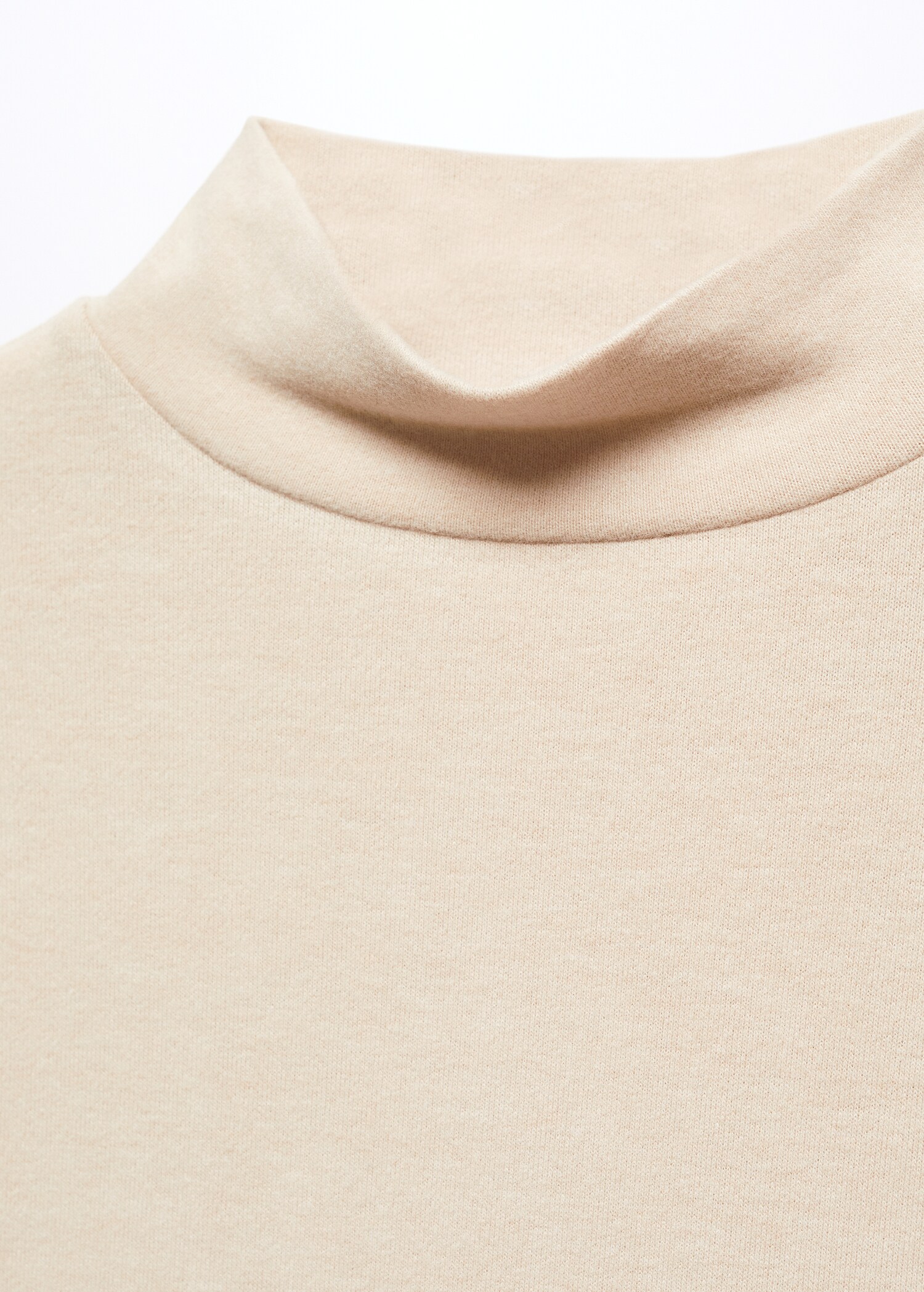 Langärmliges T-Shirt mit halbhohem Kragen - Detail des Artikels 8