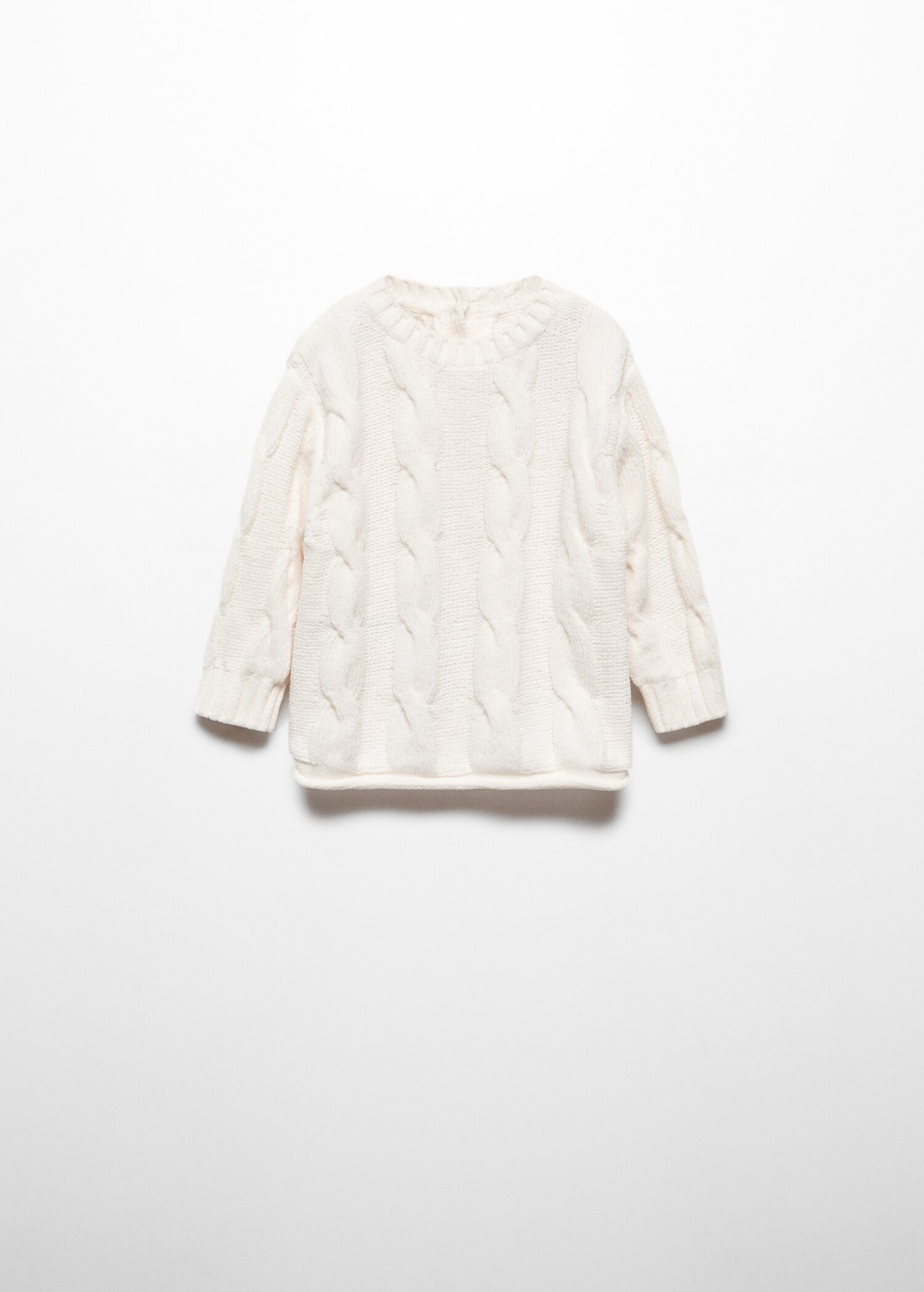 Chenille knit sweater - Article without model