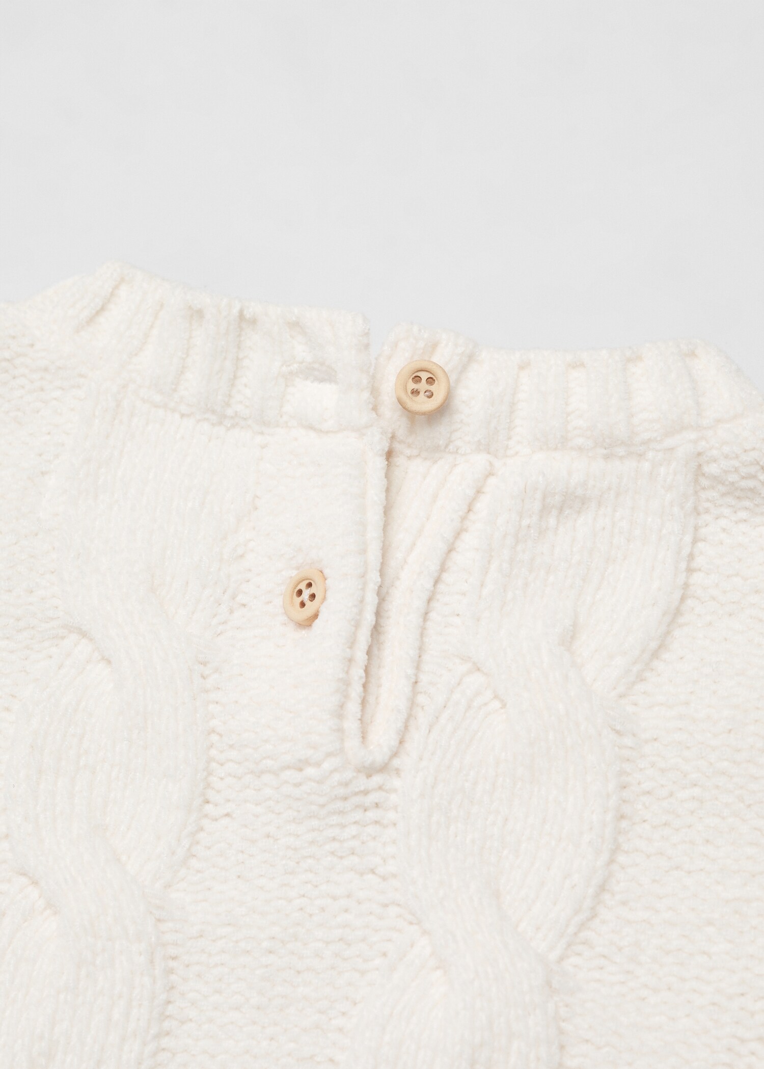 Chenille knit sweater - Details of the article 0