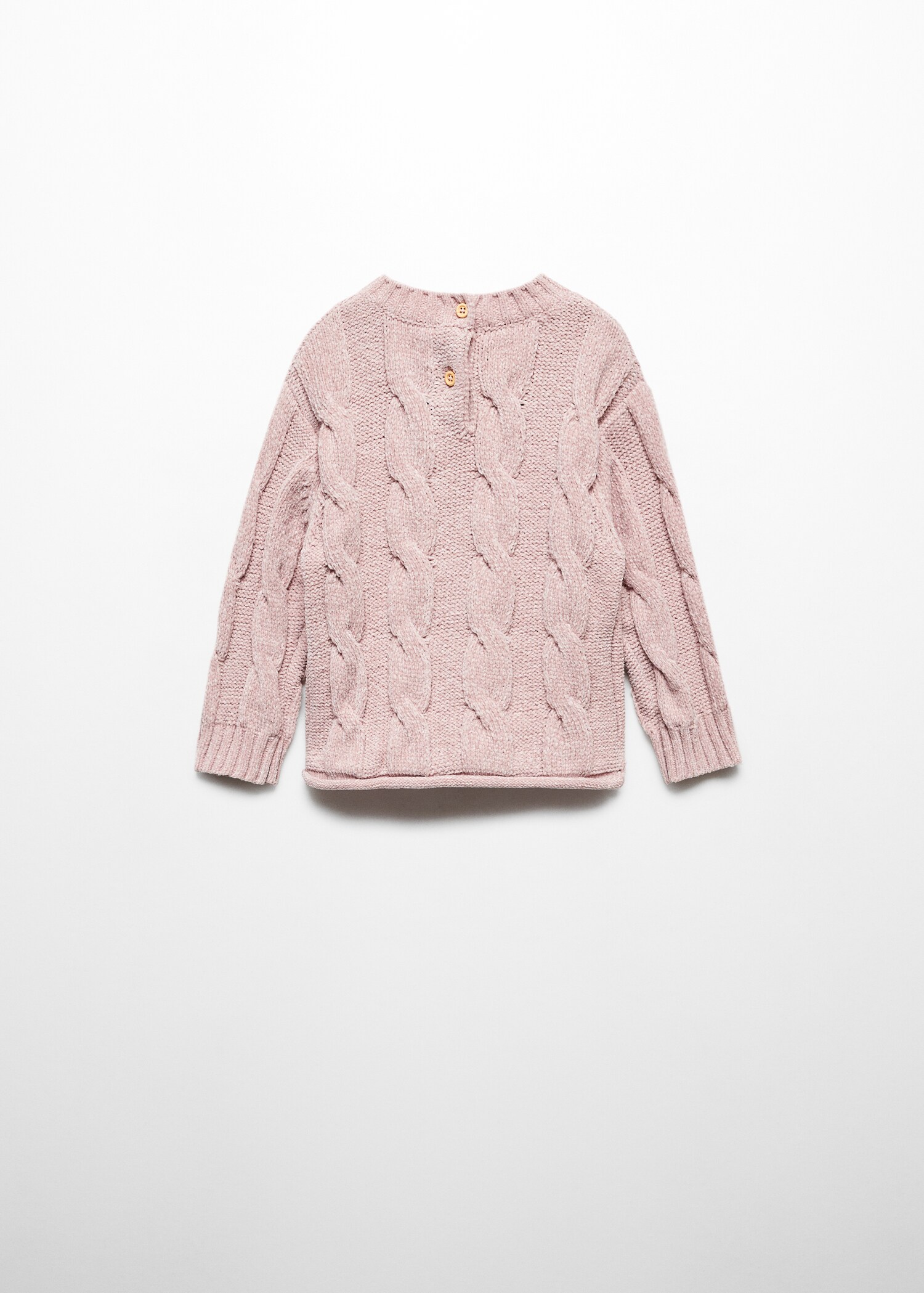 Chenille knit sweater - Reverse of the article