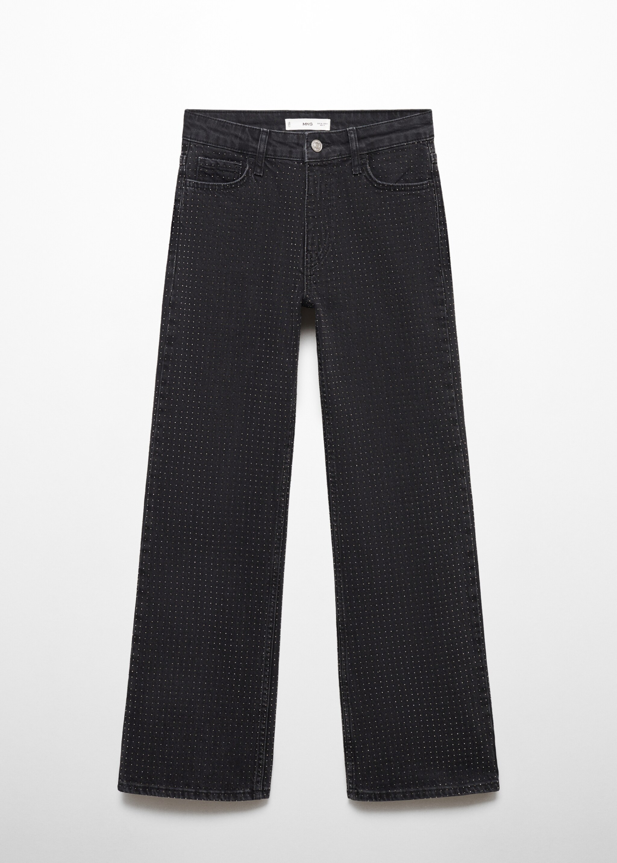 Strassverzierte Flared-Jeans - Artikel ohne Model