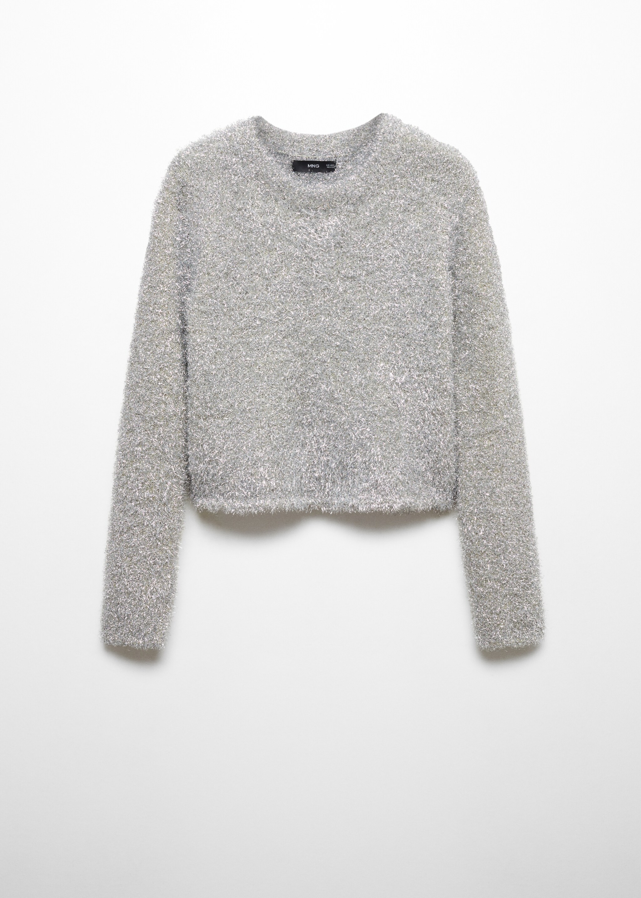 Crewneck lurex sweater - Article without model