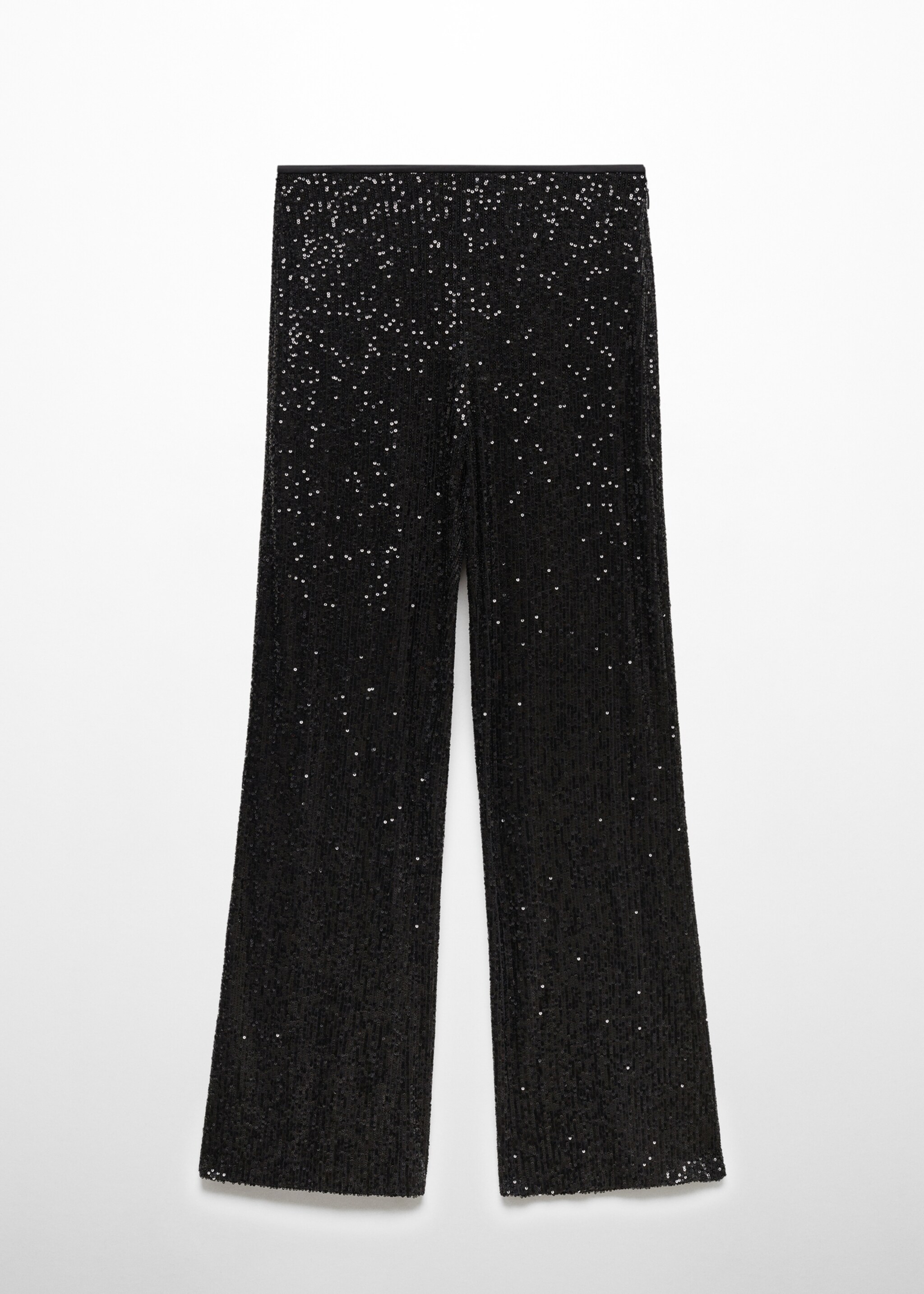 Pantalón traje lentejuelas - Artículo sin modelo, Negro. Ref: 57029095-00.
