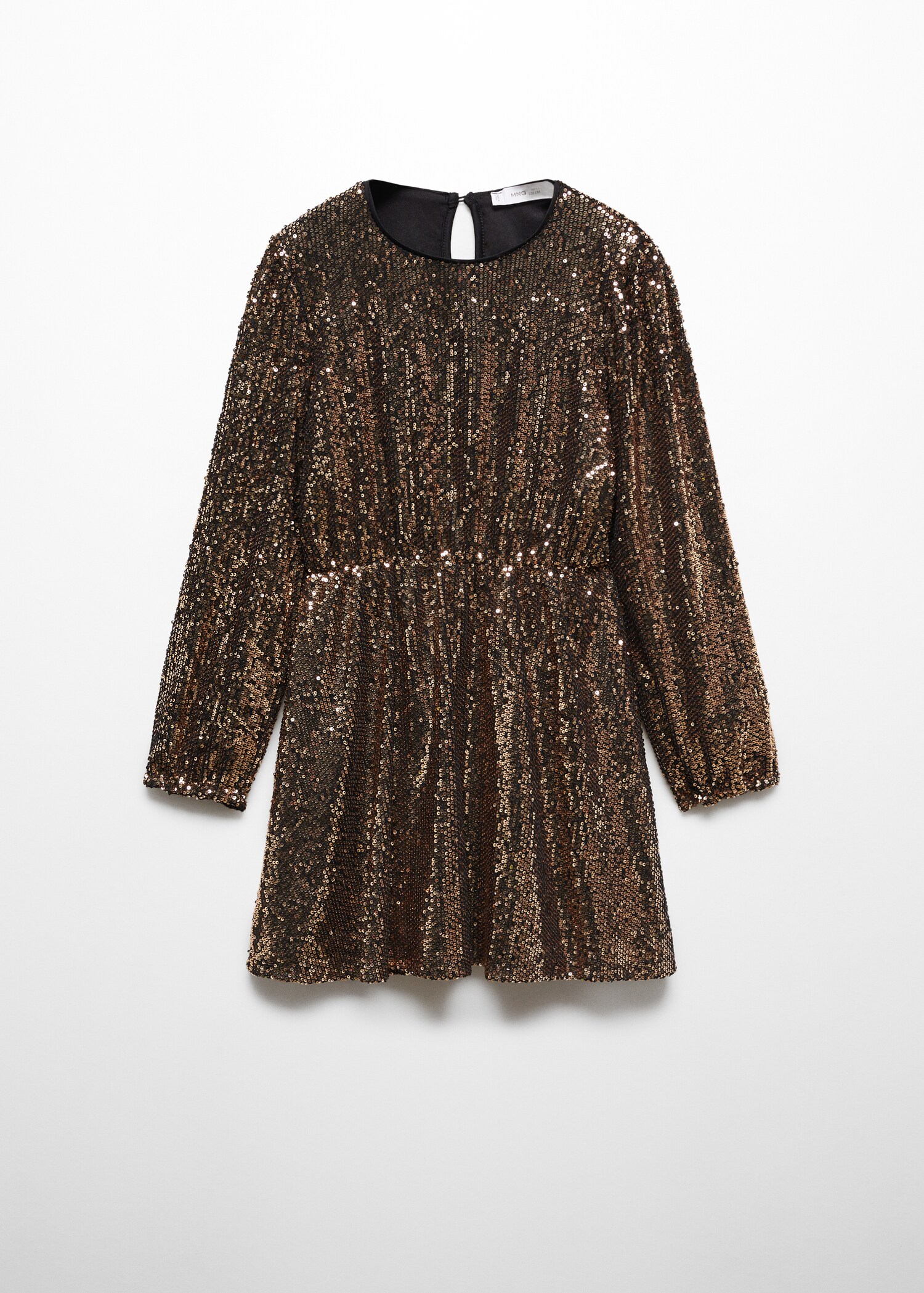 Semi-transparent short sequin dress - Article without model