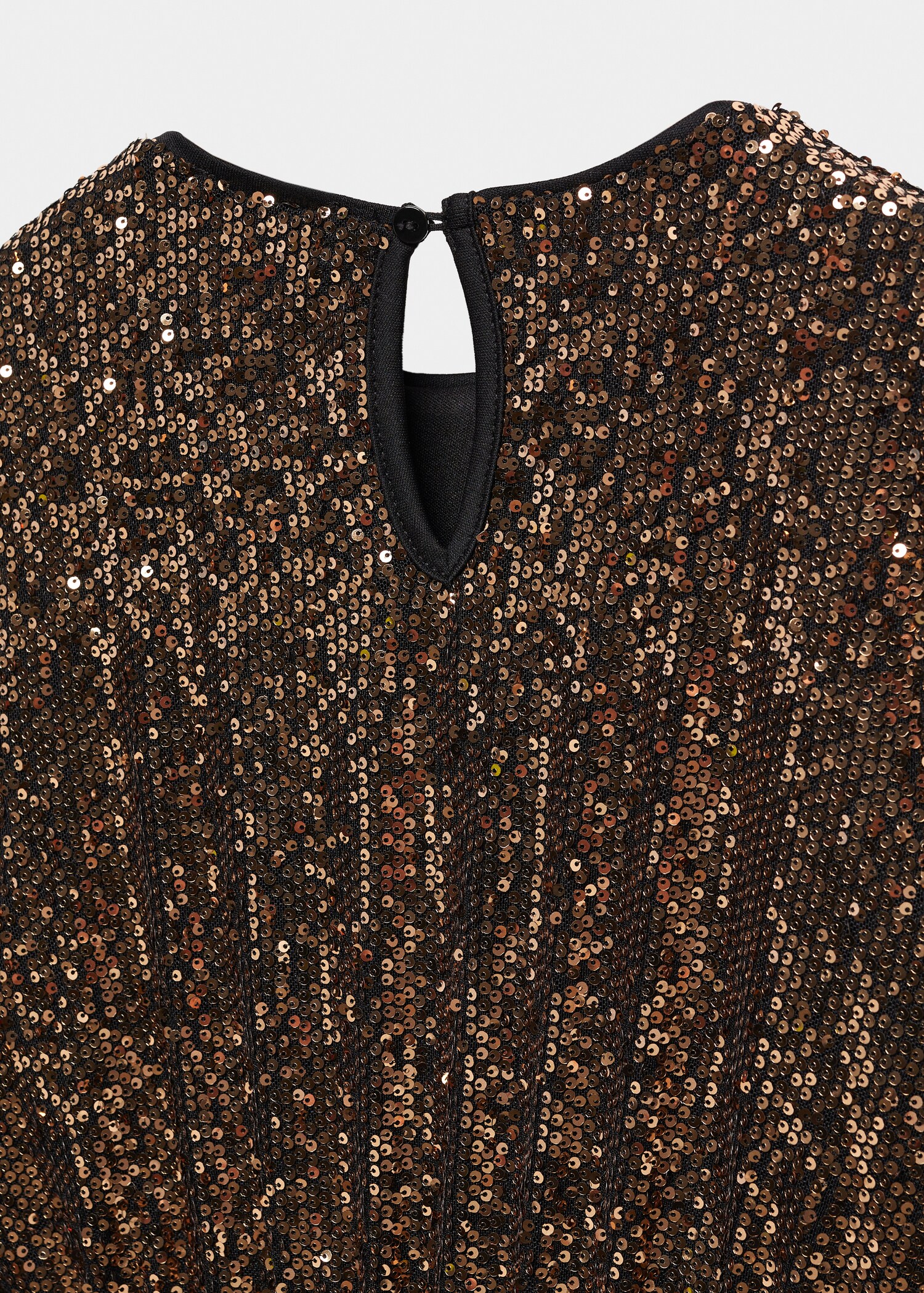 Semi-transparent short sequin dress - Details of the article 8