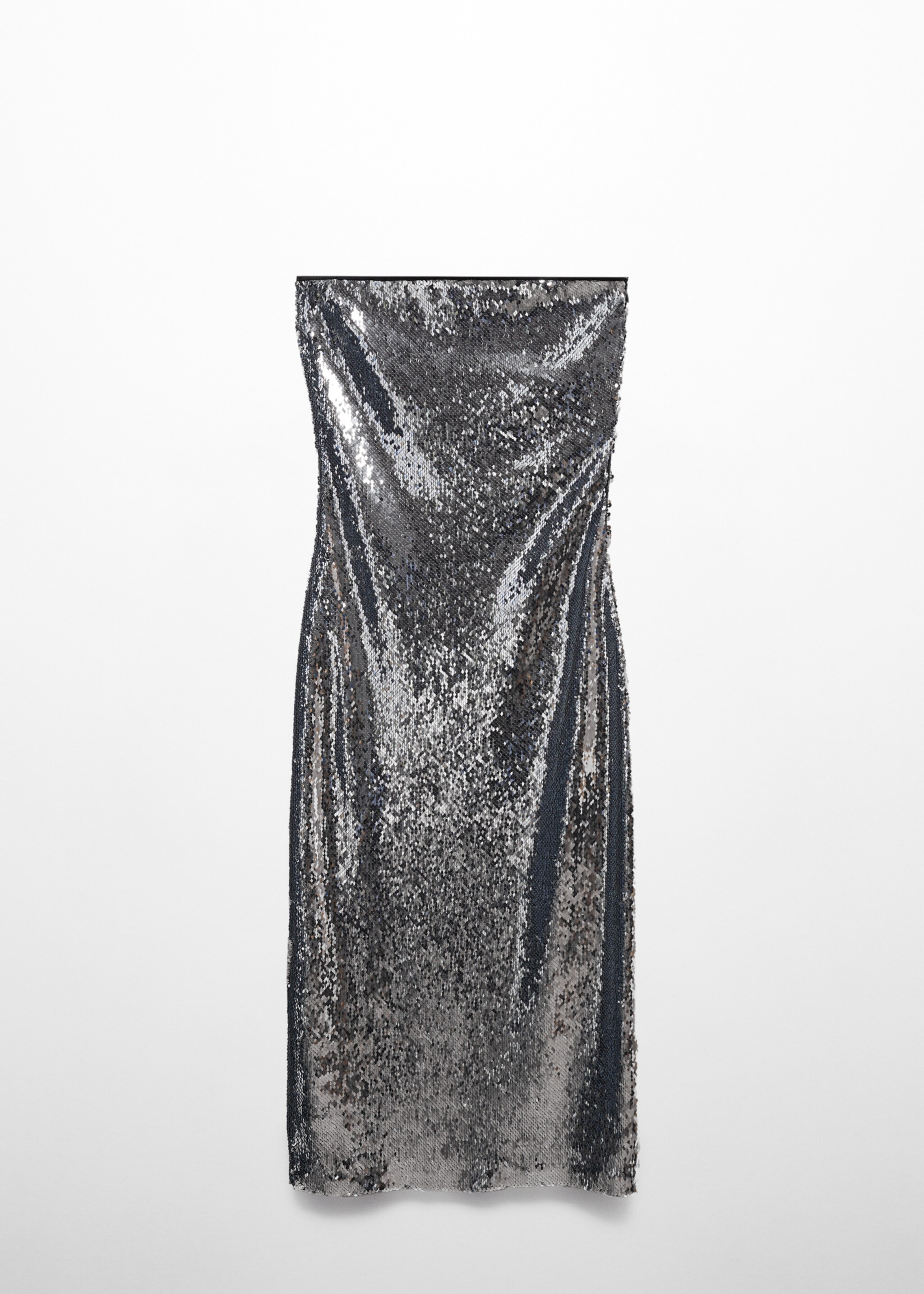 Strapless sequined dress - Article without model