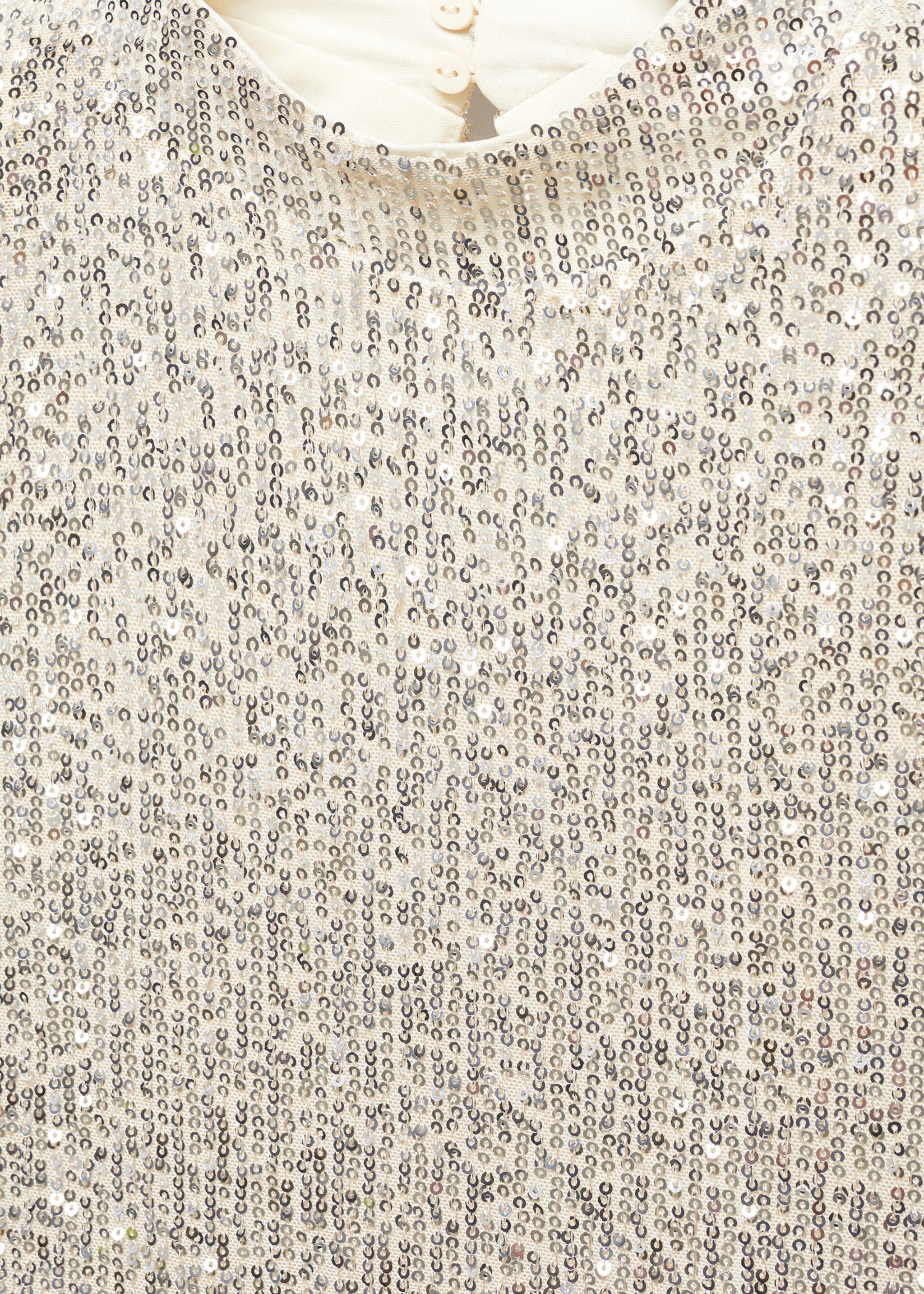 Camiseta lentejuelas cuello alto - Detalle del artículo 8