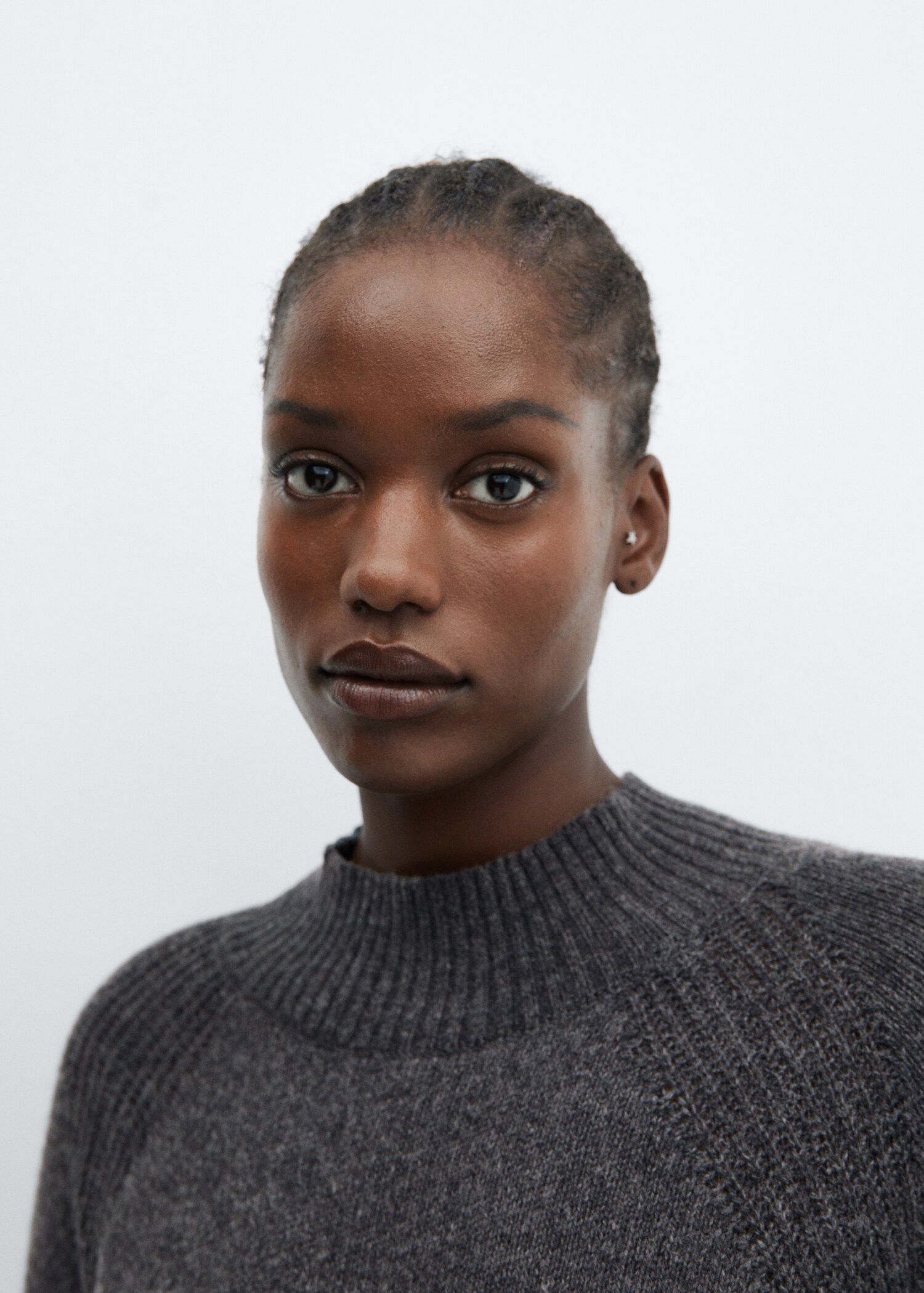 Oversized perkins-neck sweater - Details of the article 4