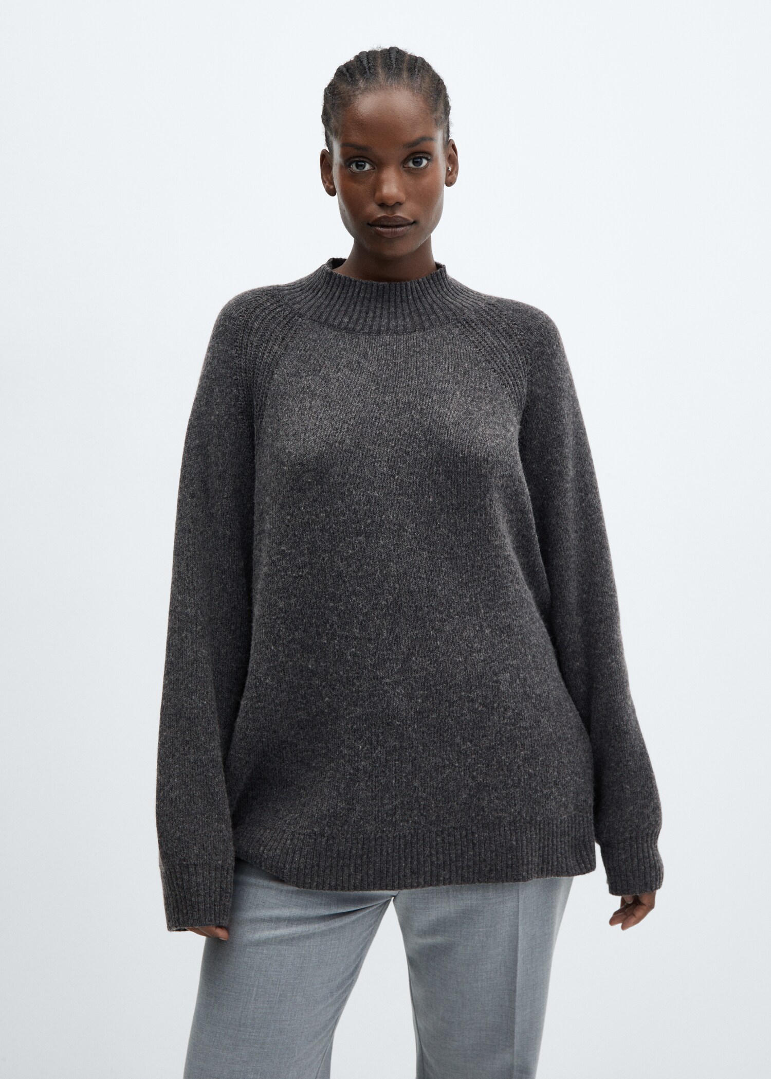 Oversized perkins-neck sweater - Details of the article 5