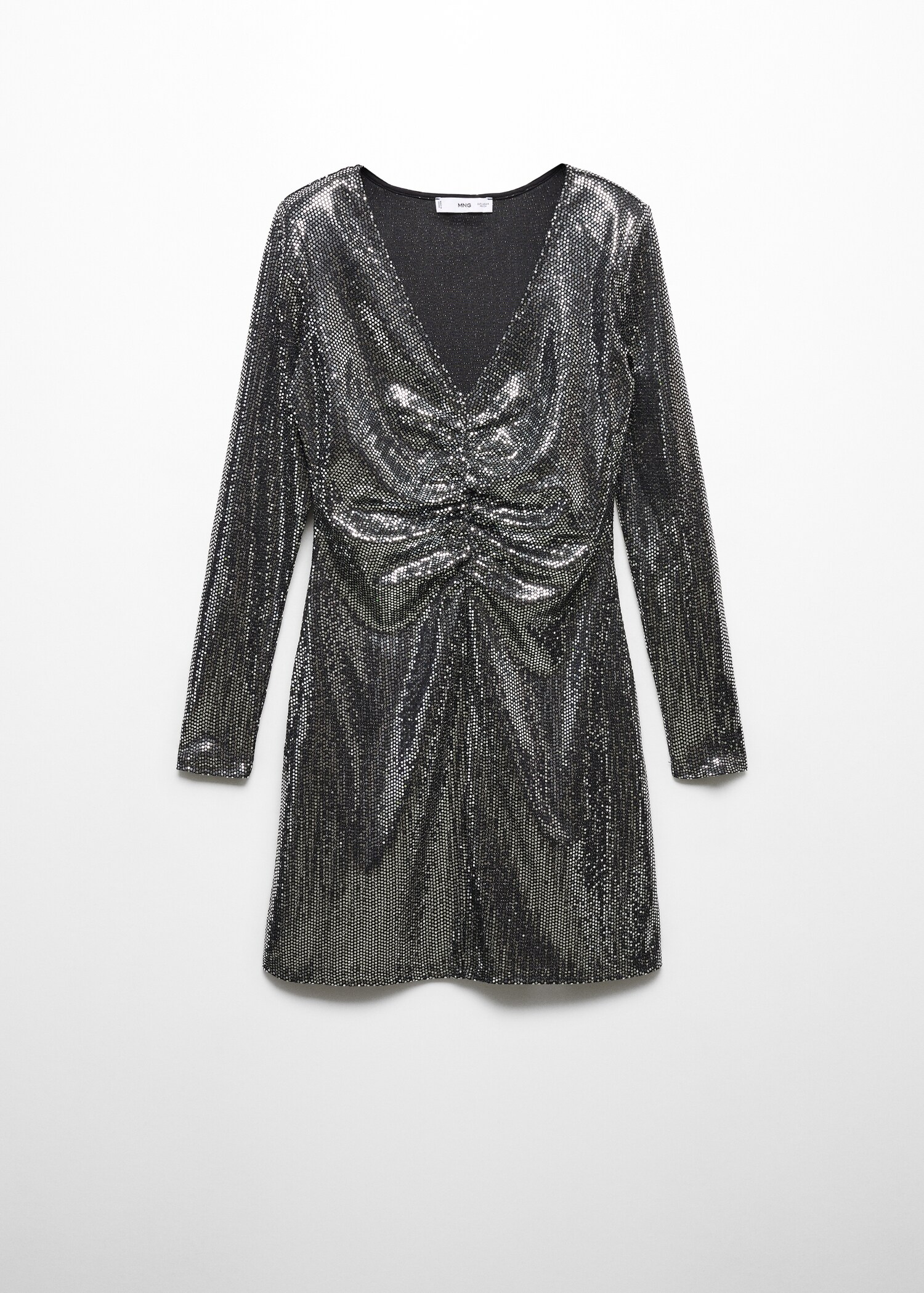 Pailletten-Kleid mit Raff-Details - Artikel ohne Model