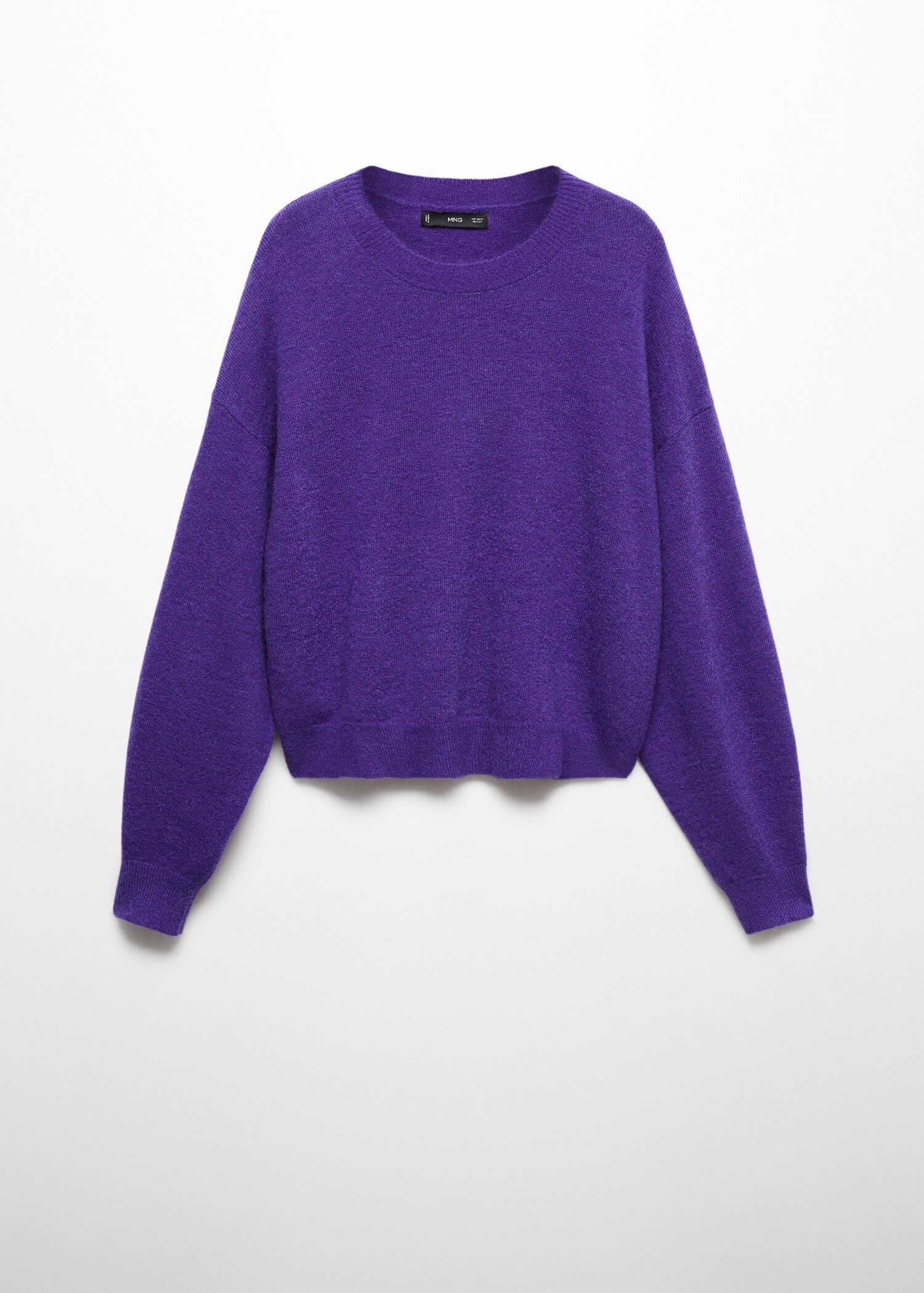 Round-neck knitted sweater - Article without model
