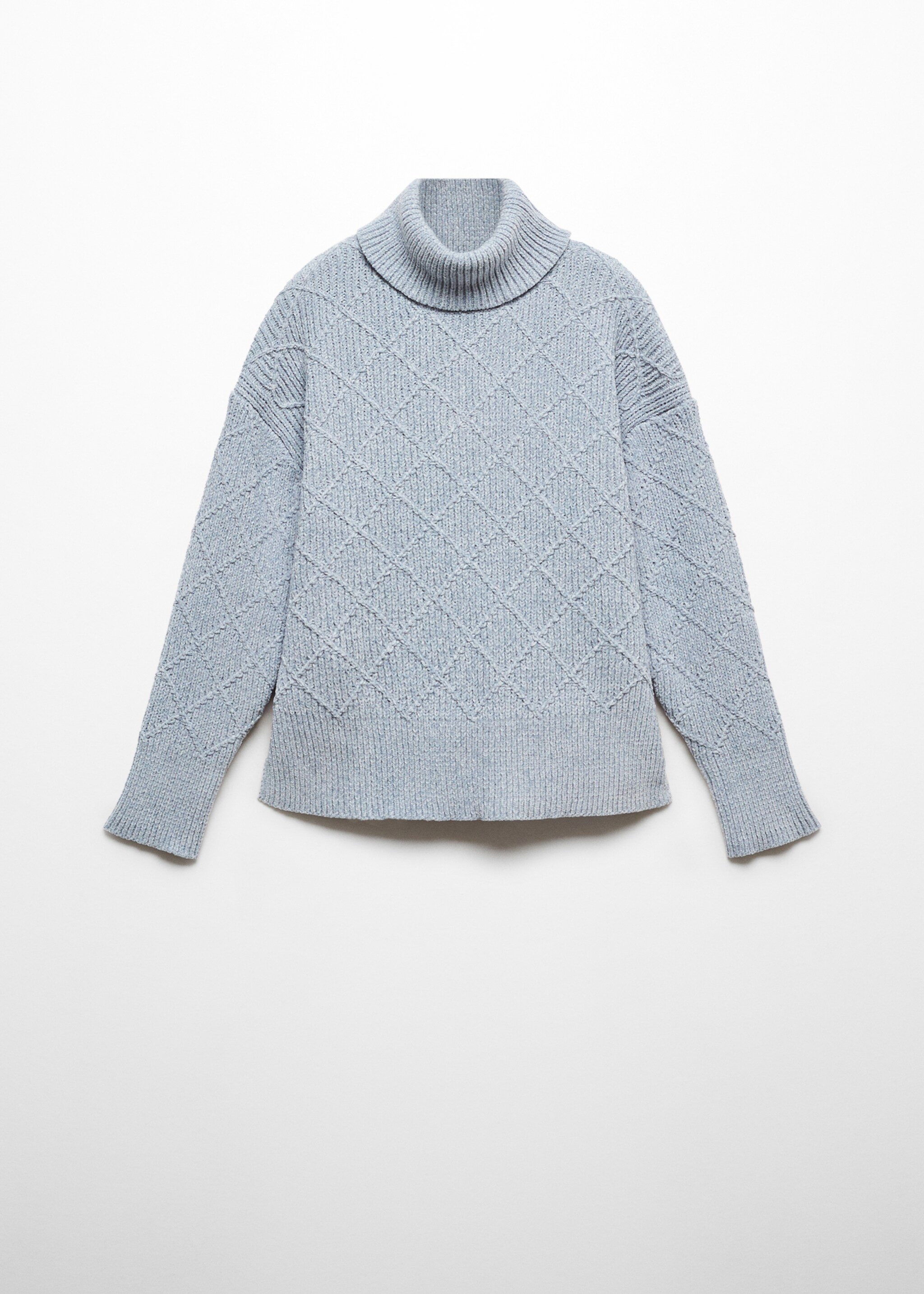 Chenille knit sweater - Article without model