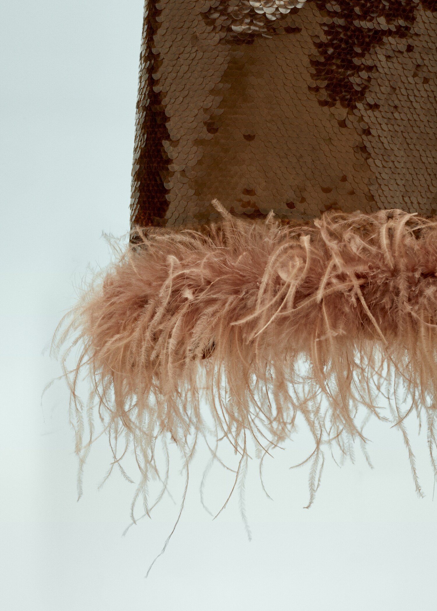Sequin dress with fringe detail - Details of the article 8