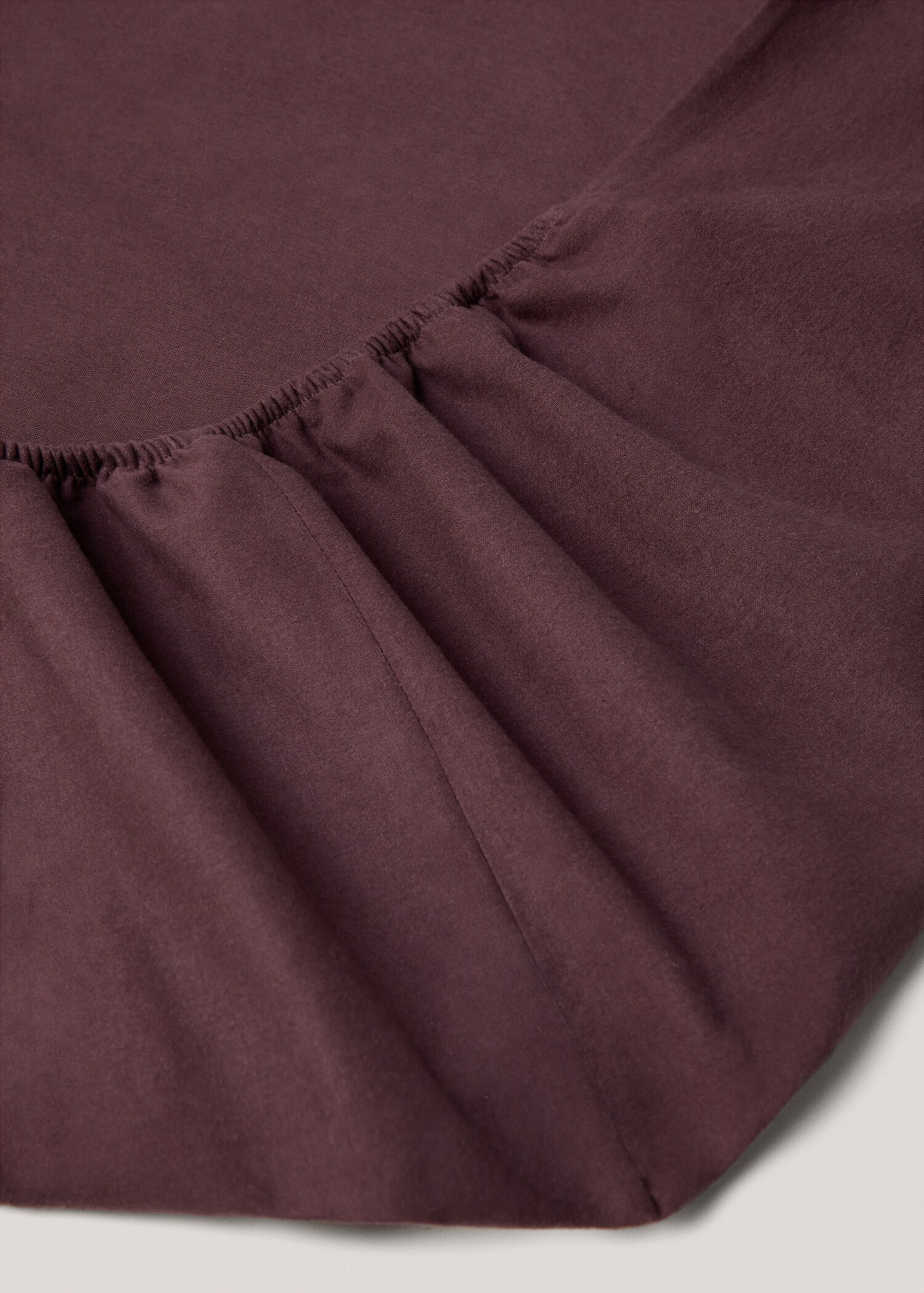 Spodní prostěradlo jednobarevný flanel na postel 180 cm - Detail zboží 1