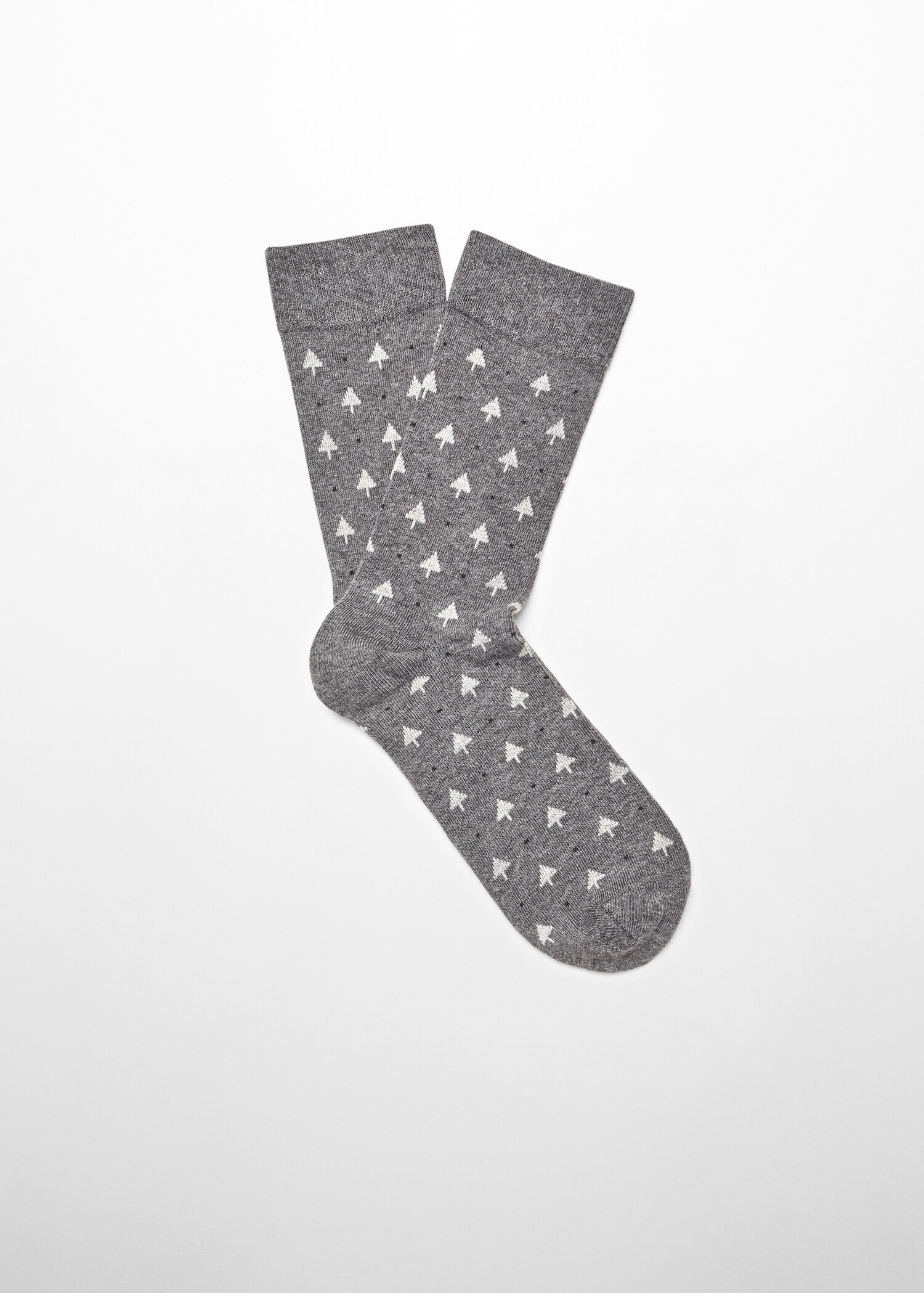 Chaussettes coton imprimé de Noël - Article sans modèle