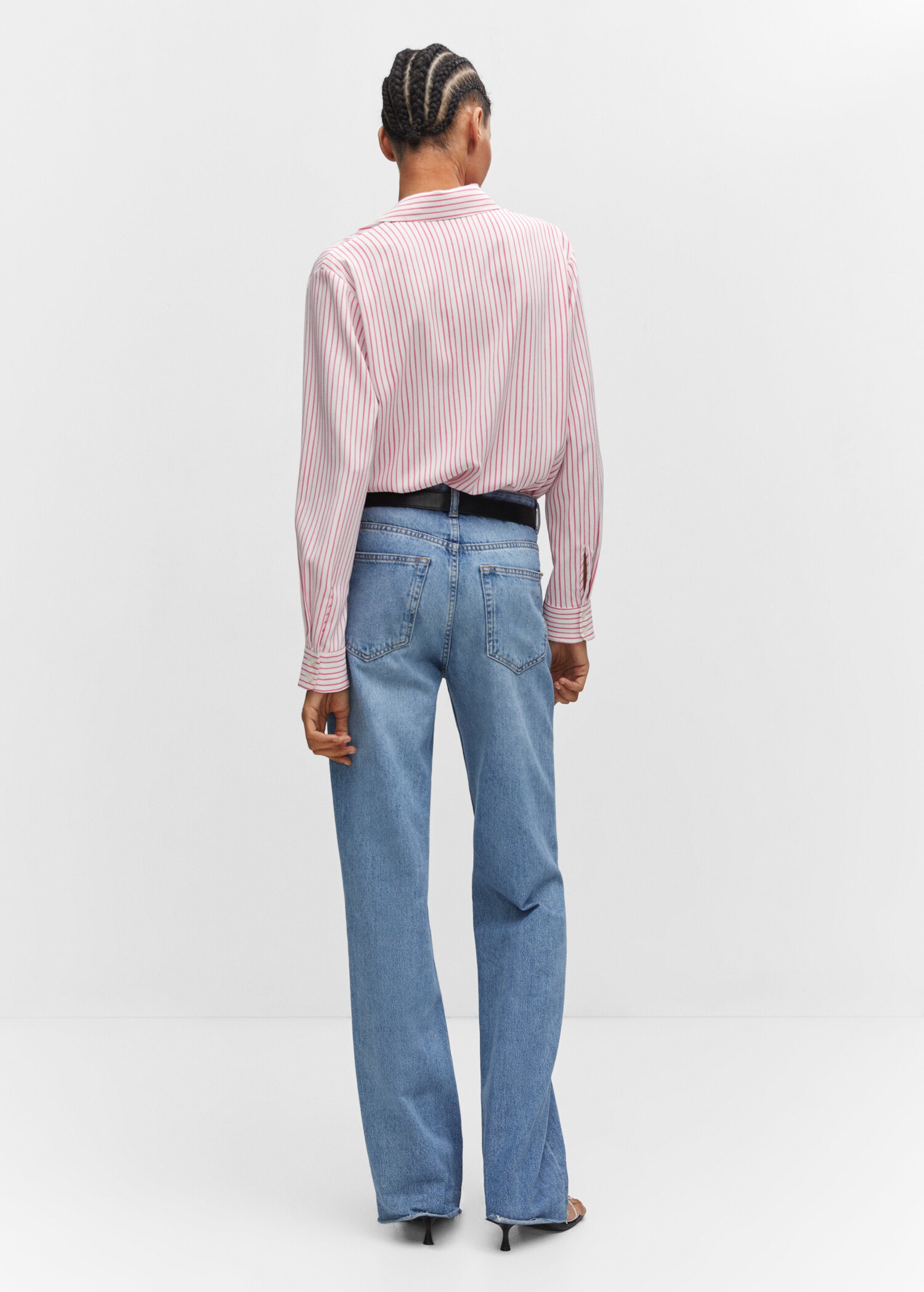Regular flowy shirt - Reverse of the article