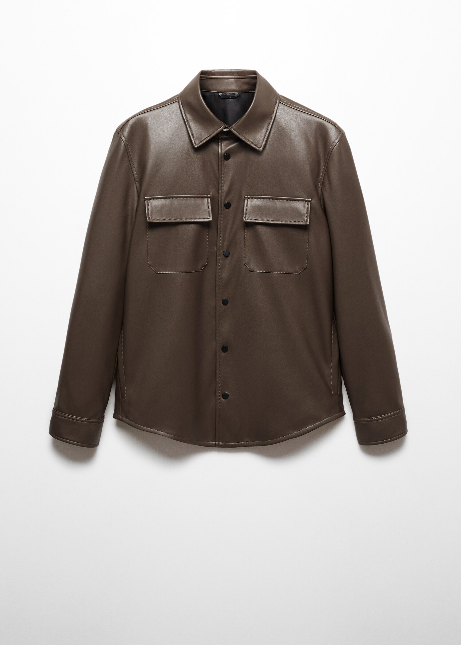 Sobrecamisa efecto piel - Artículo sin modelo