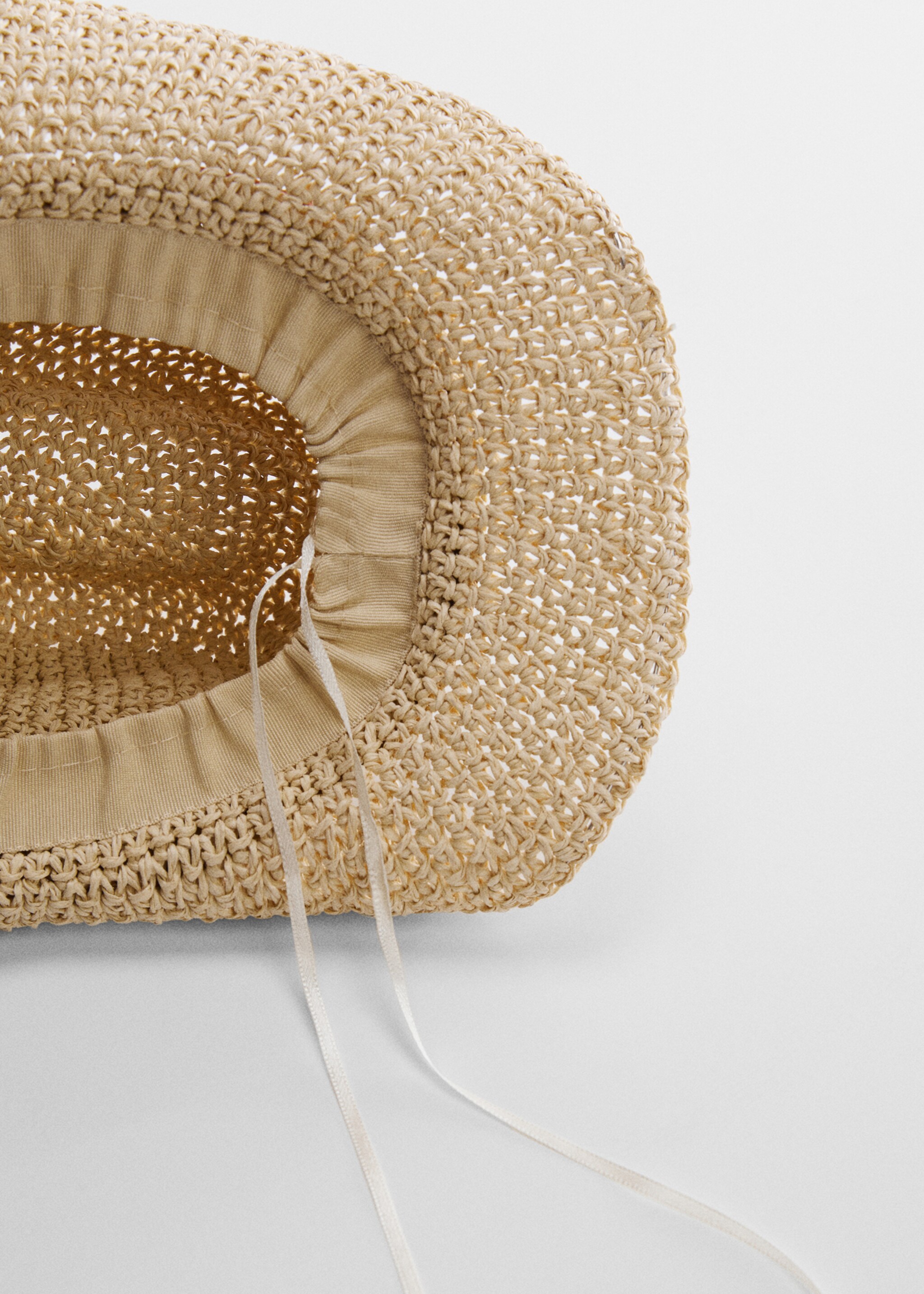 Hatt i naturmaterial - Detaljer om artikeln 1, Beige. Ref: 57030003-00.