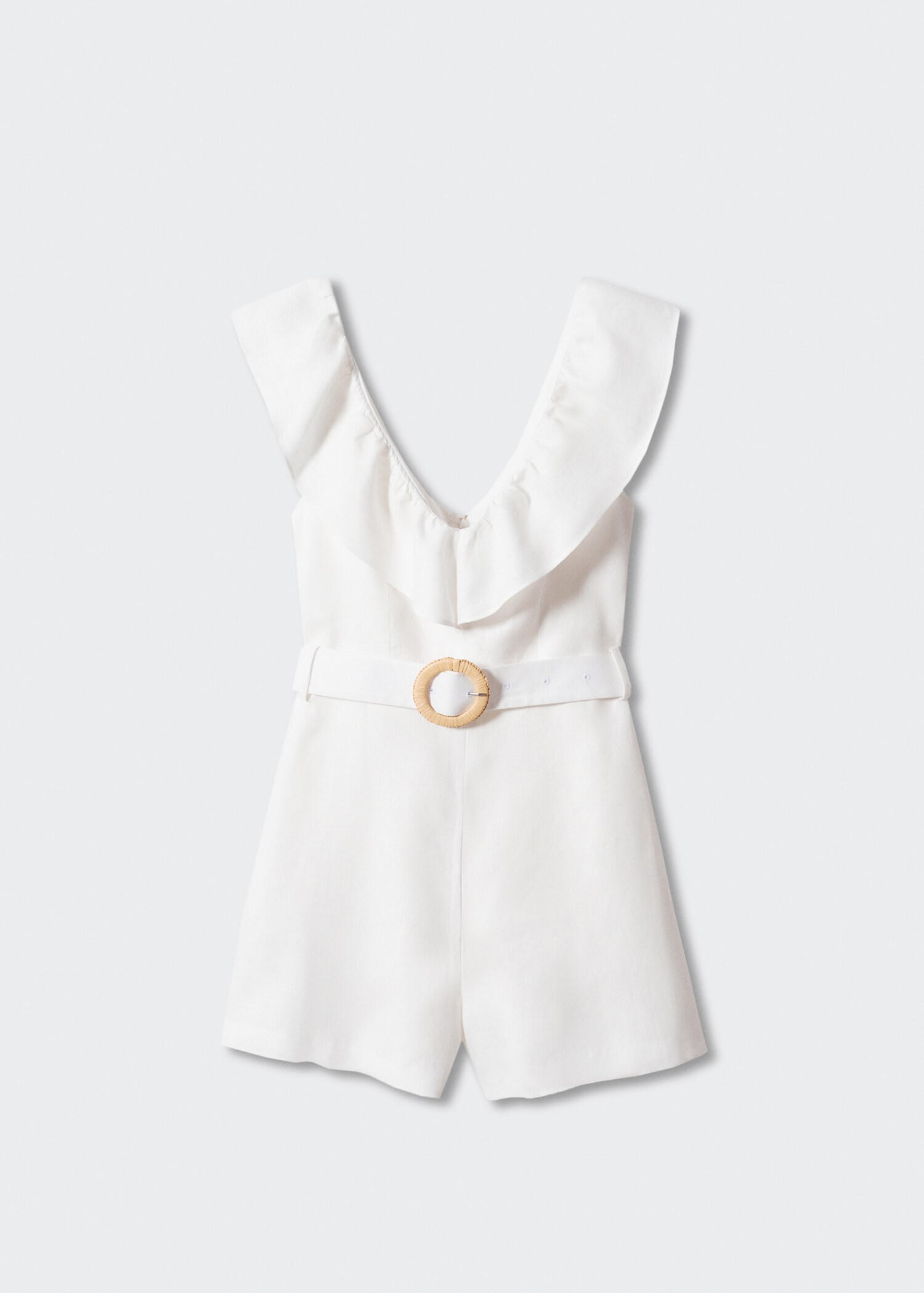 Jumpsuit linne skärp - Artikel utan modell