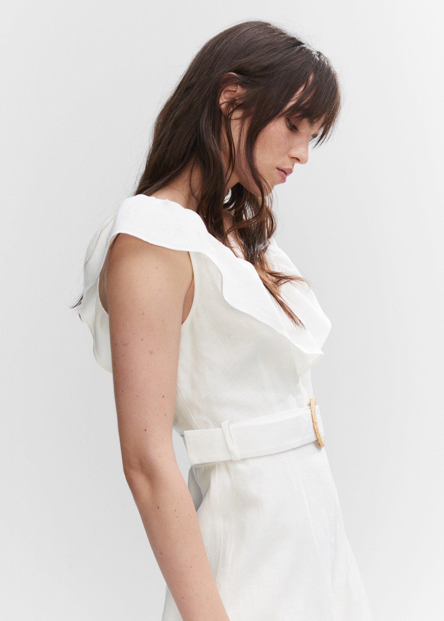 Jumpsuit linne skärp - Detaljer om artikeln 1