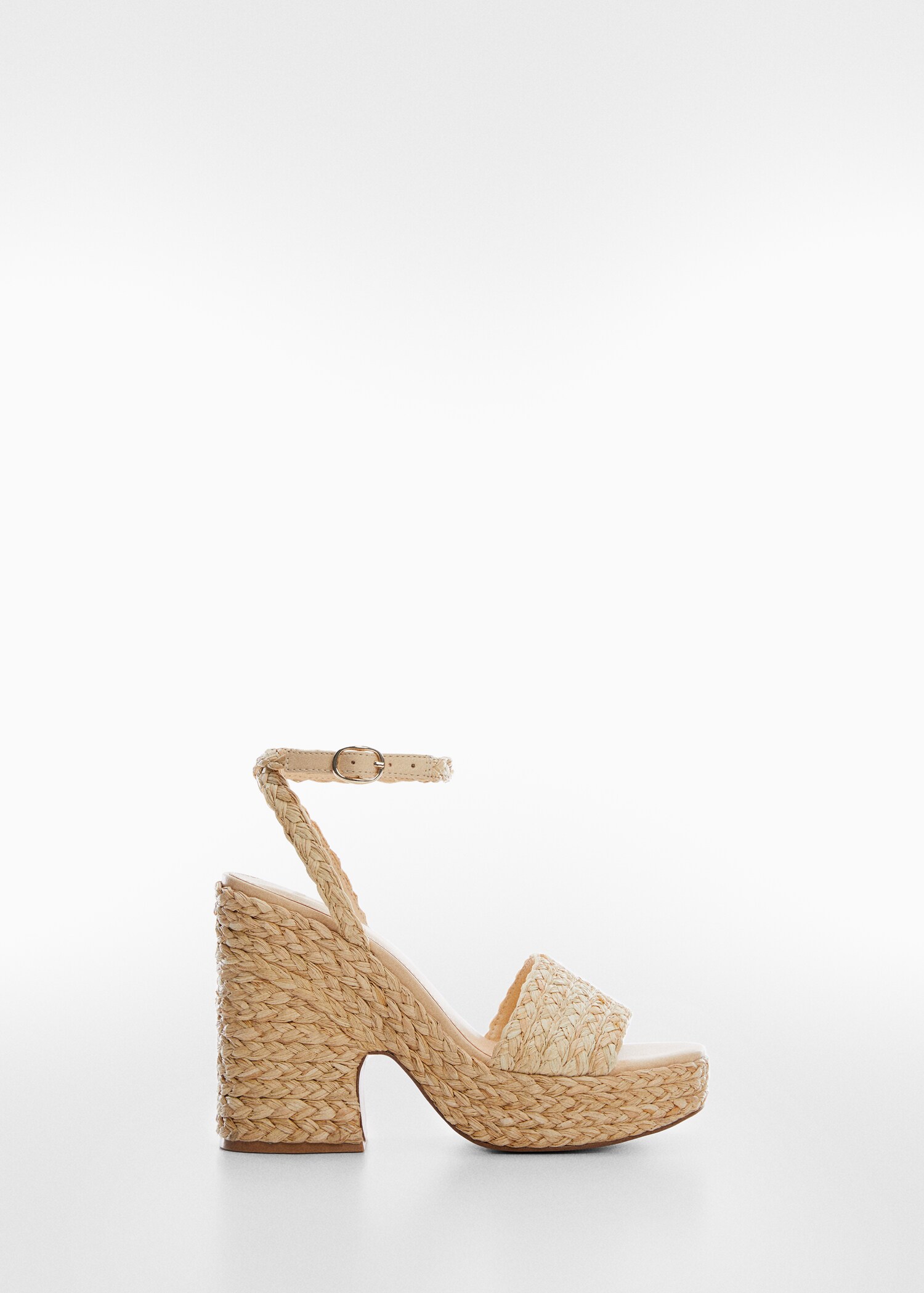 Raffia braided sandals - Article without model