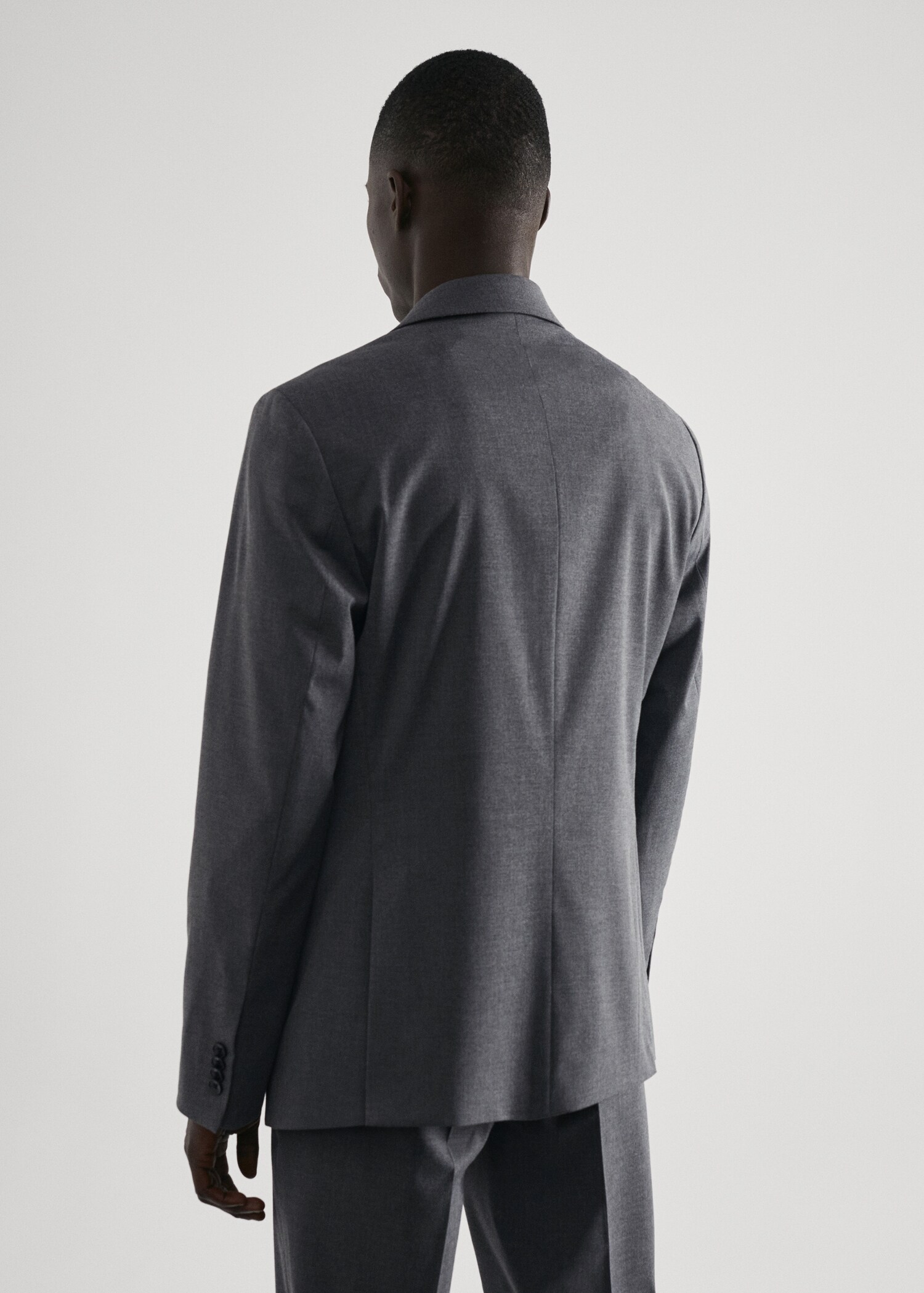 Americana traje slim fit tejido comfort stretch - Reverso del artículo