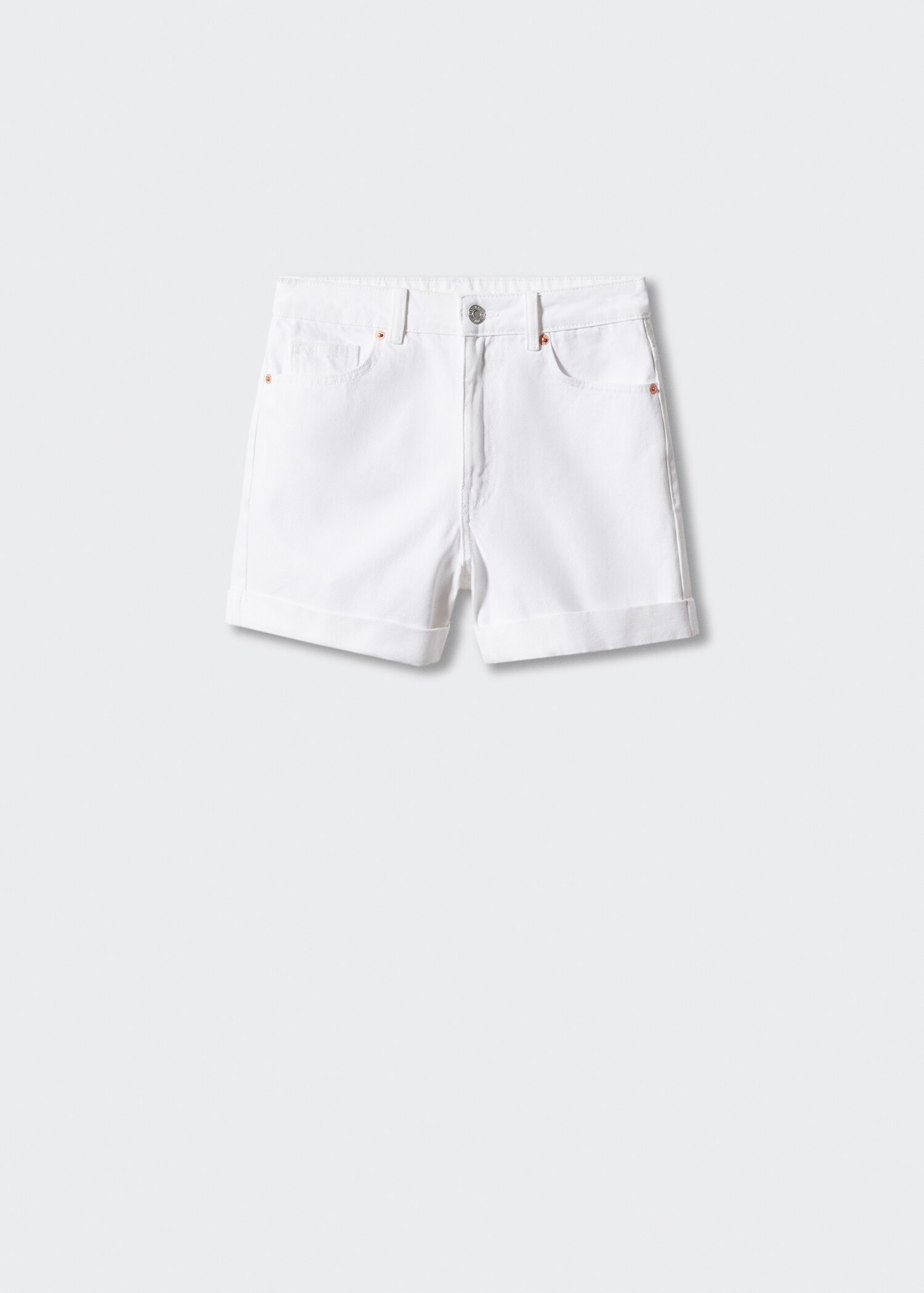 Mom-fit denim shorts - Article without model