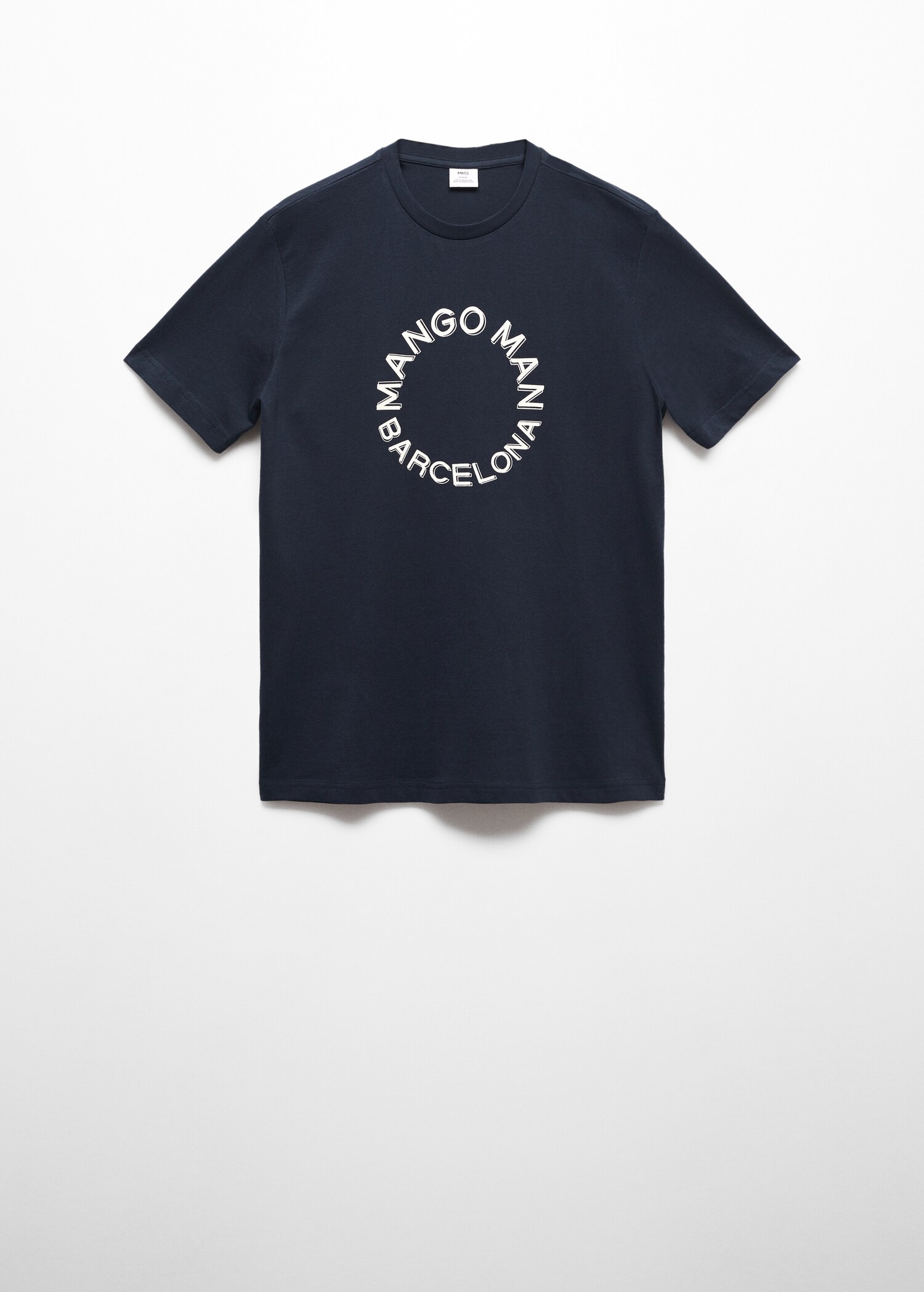 100% cotton t-shirt with logo - Article without model