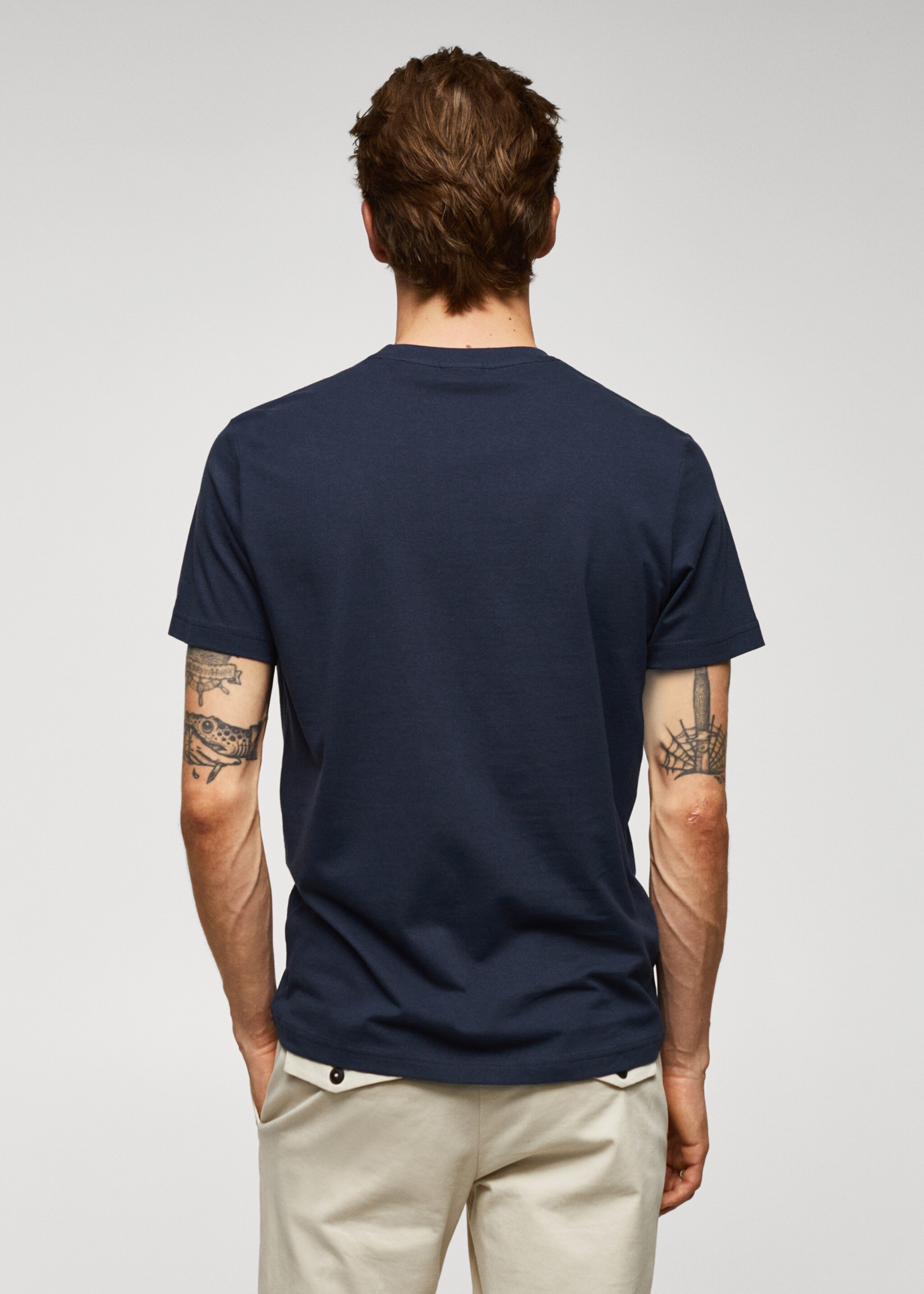 T-Shirt aus 100 % Baumwolle mit Logo - Rückseite des Artikels