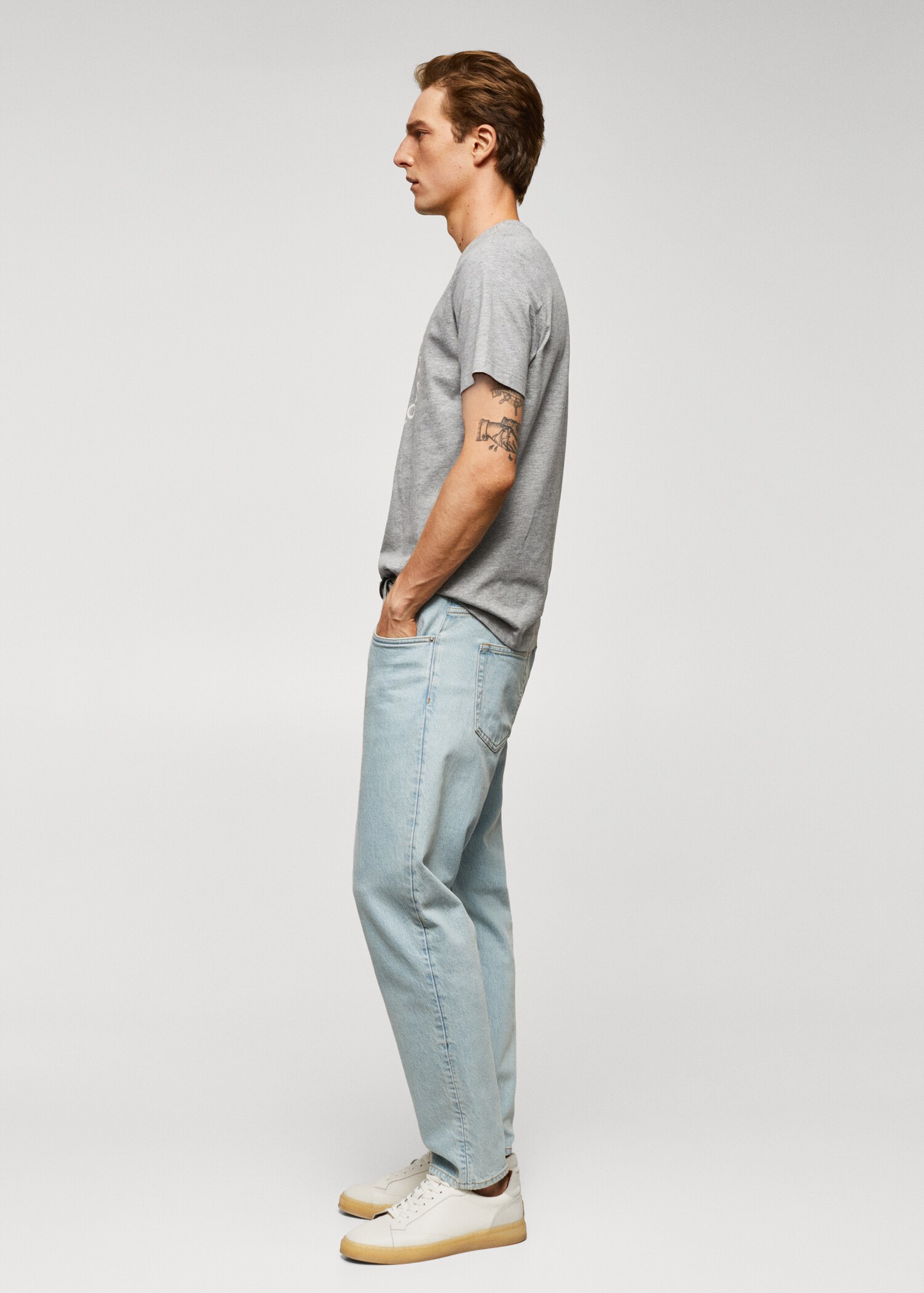 100% cotton t-shirt with logo - Details of the article 2