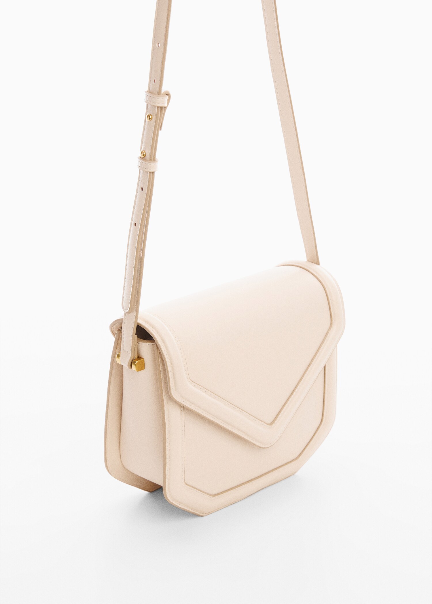 Geometrische Tasche mit Umschlag - Mittlere Ansicht