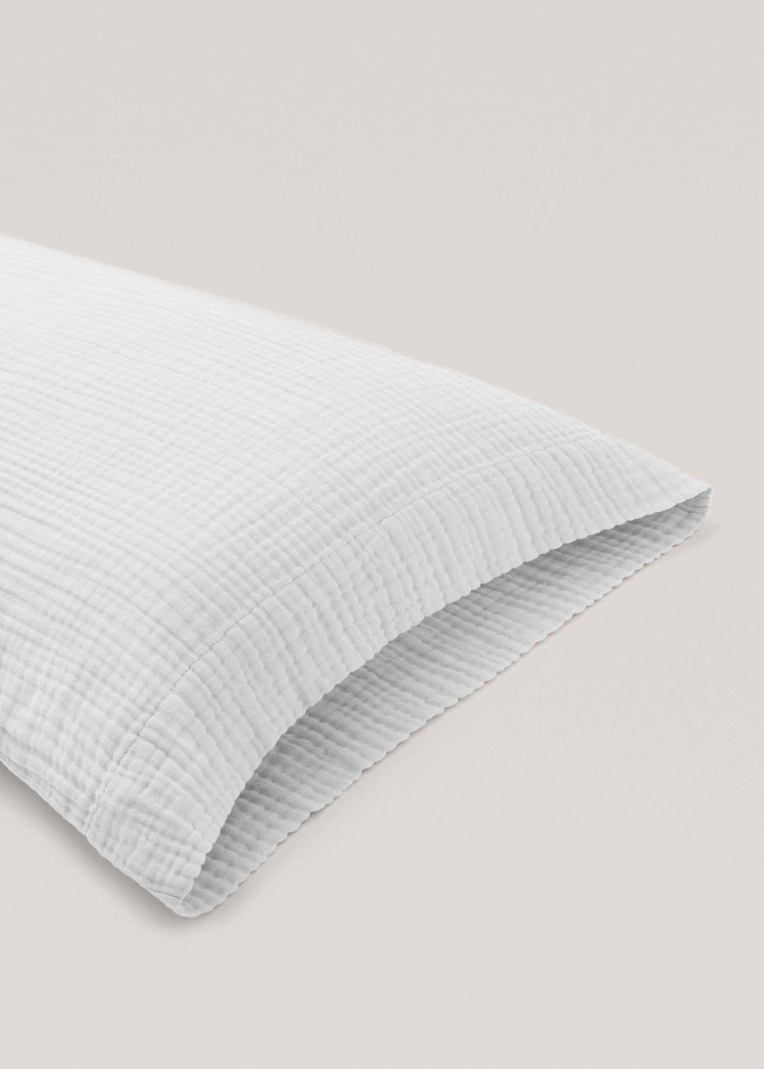 Funda de almohada gasa algodón 45x110cm - Plano medio