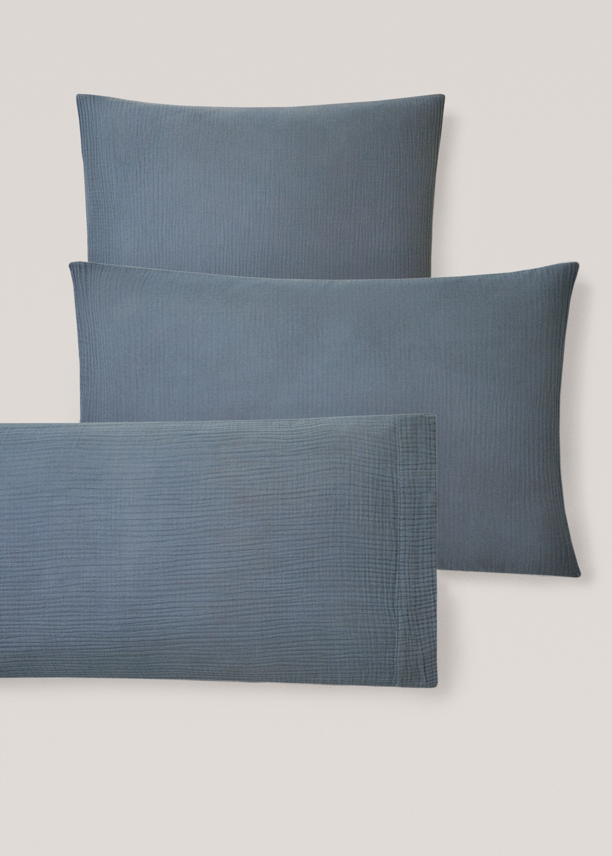 Cotton gauze pillowcase 45x110cm - Details of the article 4