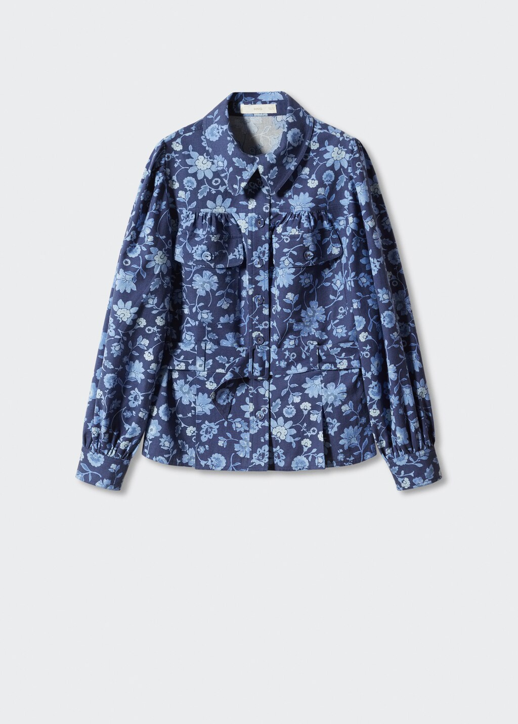 floral overshirt