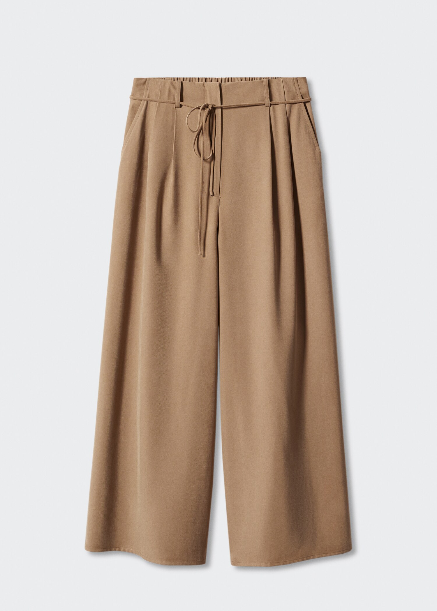 Pantalons wideleg cintura elàstica - Article sense model