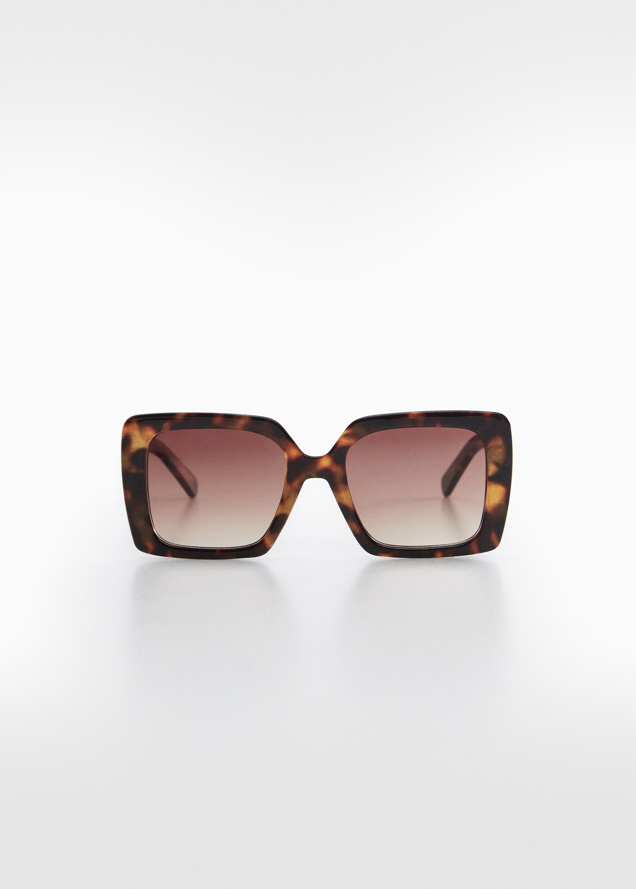 Quadratische Sonnenbrille mit Schildpatt - Artikel ohne Model