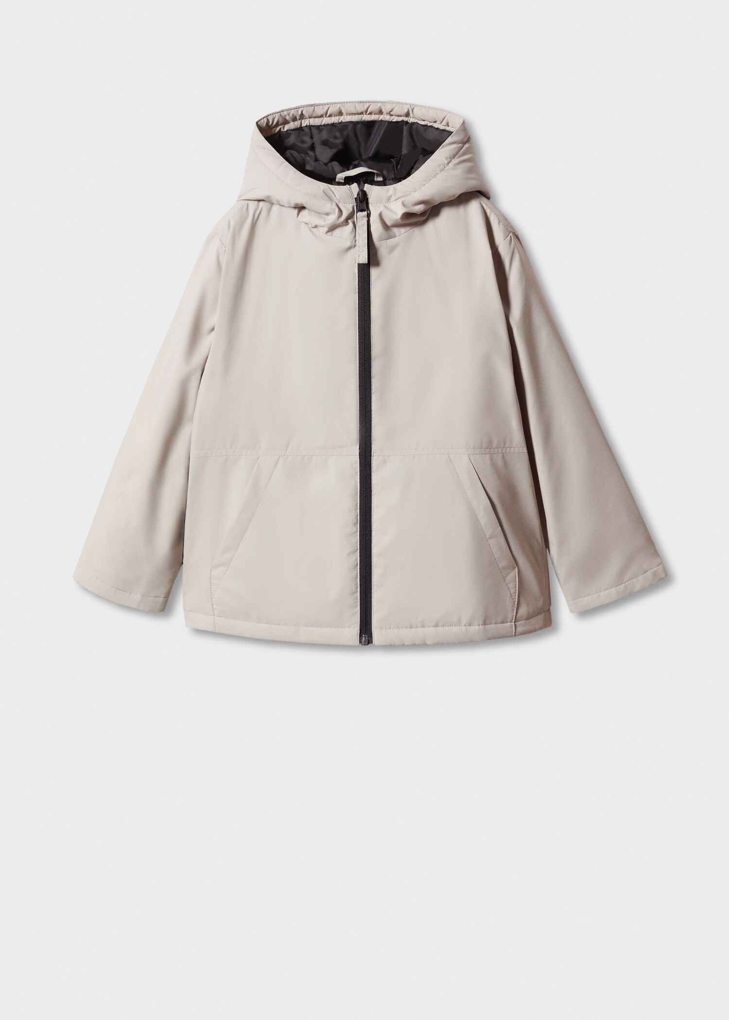 Hood quilted coat - Article without model