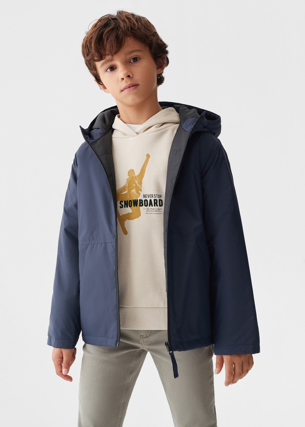 Tjw basic quilted hooded jacket hotsell
