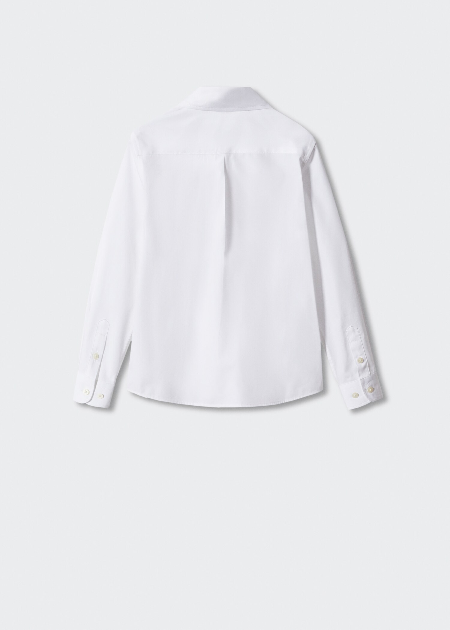 Finskjorta poplin regular - Artikelns baksida
