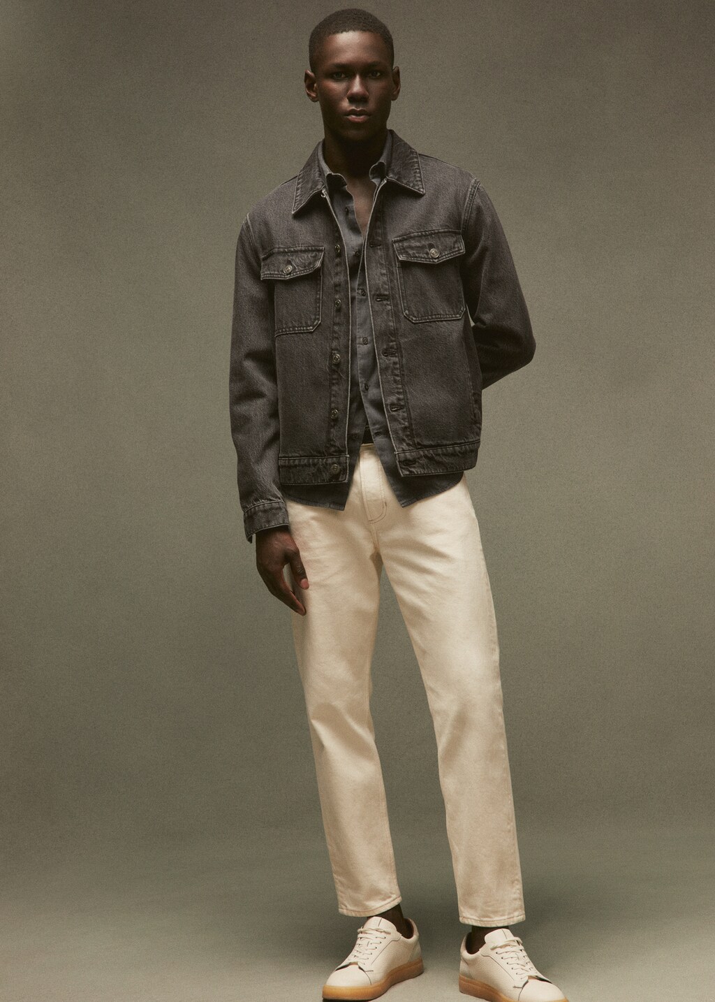 Pocket denim overshirt - Men | MANGO OUTLET USA