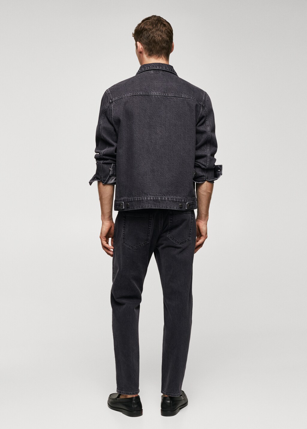 【BAON】Railu Pocket Washing Denim Over Shirt Pocket denim overshirt - Men | MANGO OUTLET USA