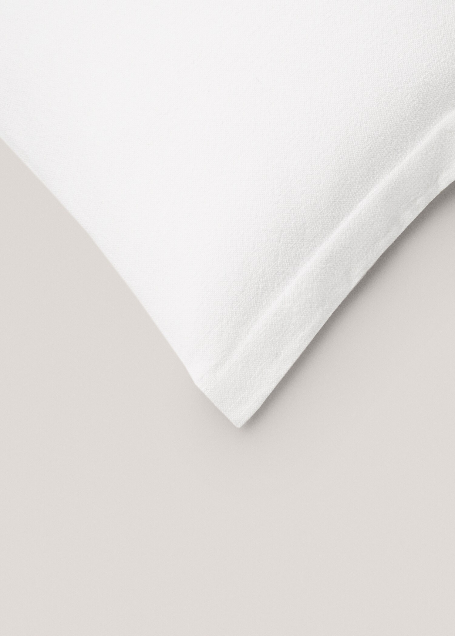 Cotton and linen blend cushion cover 50x50cm - Details of the article 1