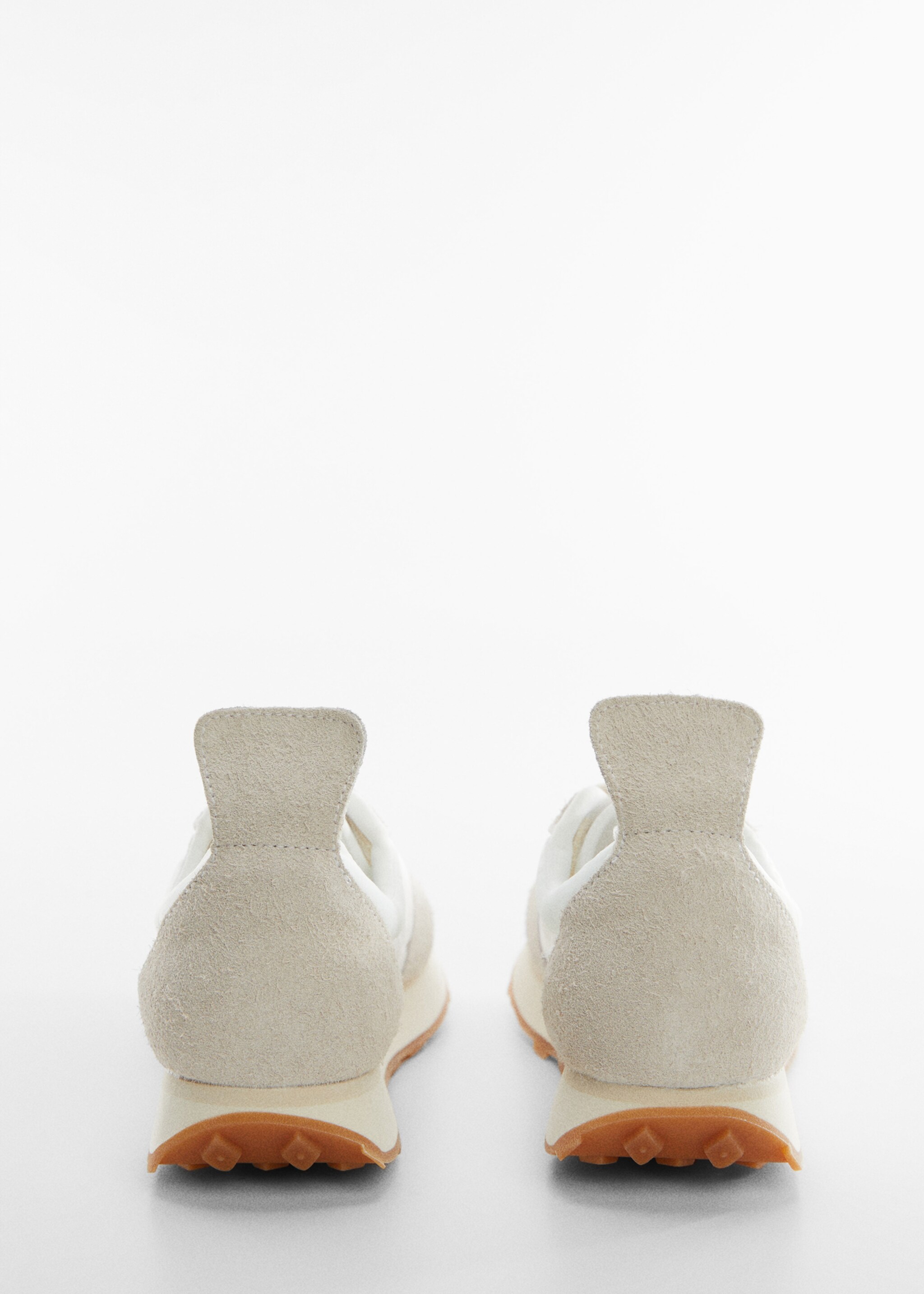 Contrast panel sneakers - Details of the article 2, White. Ref: 57032878-00.