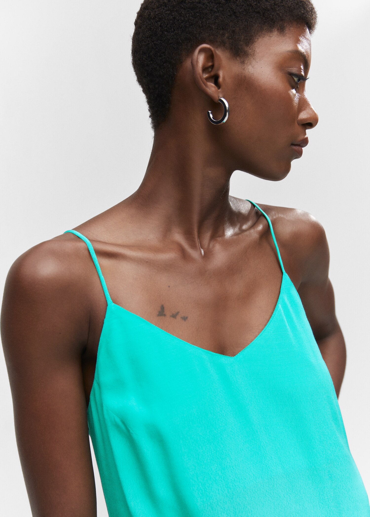 Slit long dress - Details of the article 1