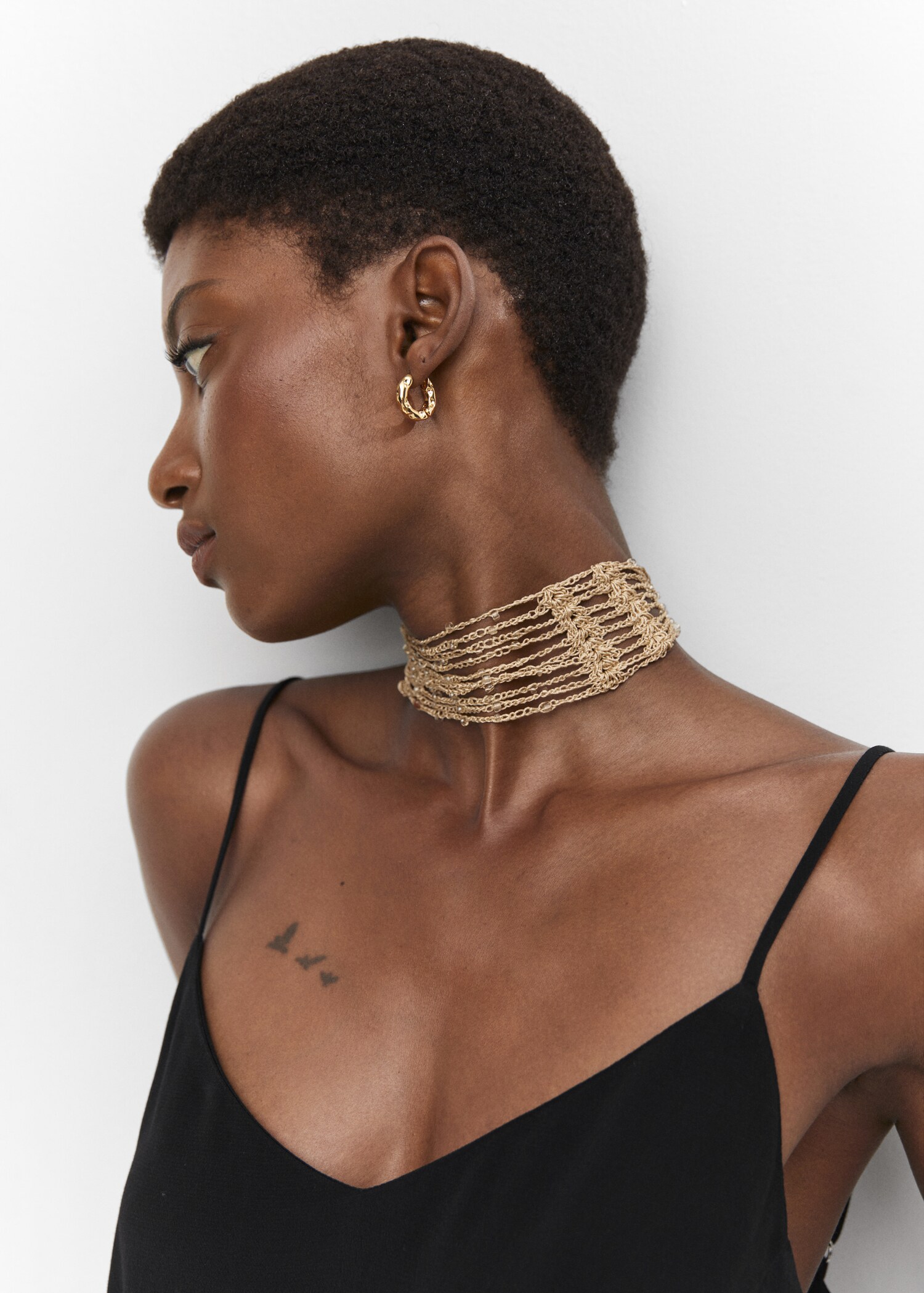 Slit long dress - Details of the article 1