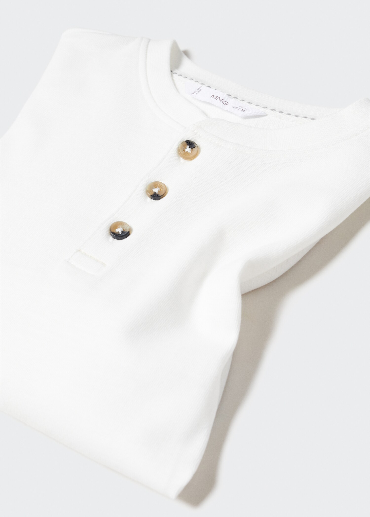 Camiseta manga larga botones - Detalle del artículo 8