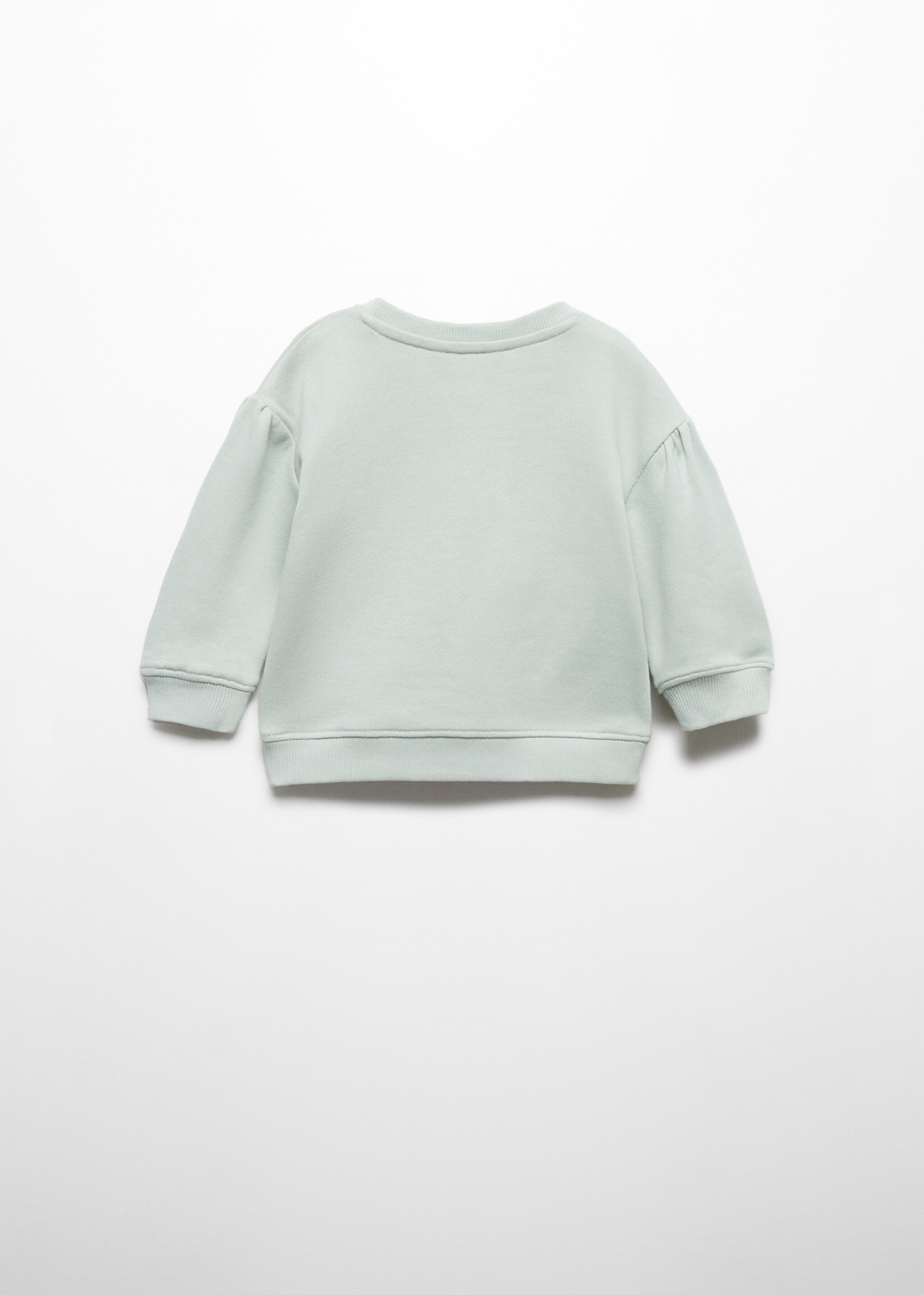 Cotton-blend message sweatshirt - Reverse of the article