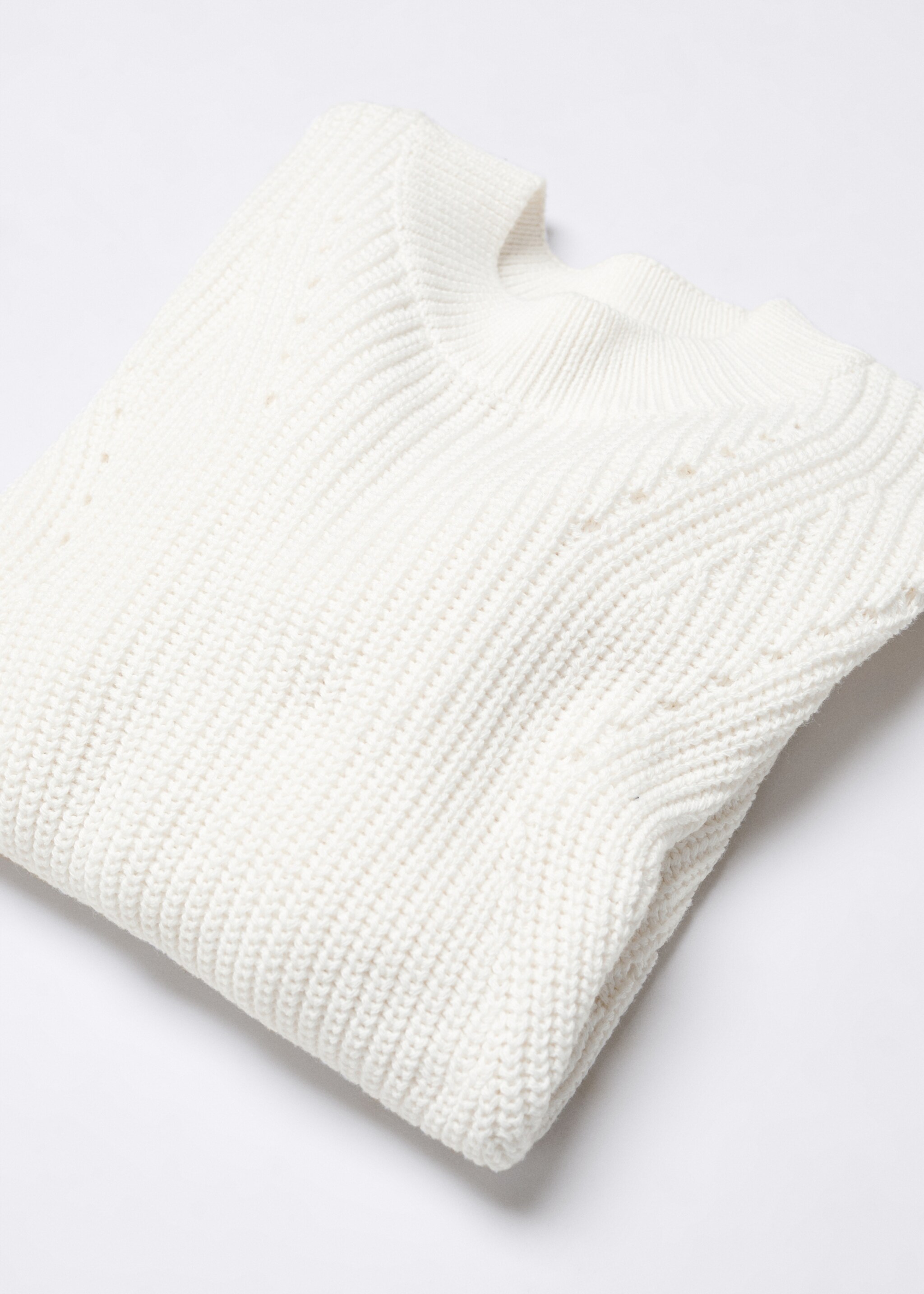 Knit cotton sweater - Details of the article 8