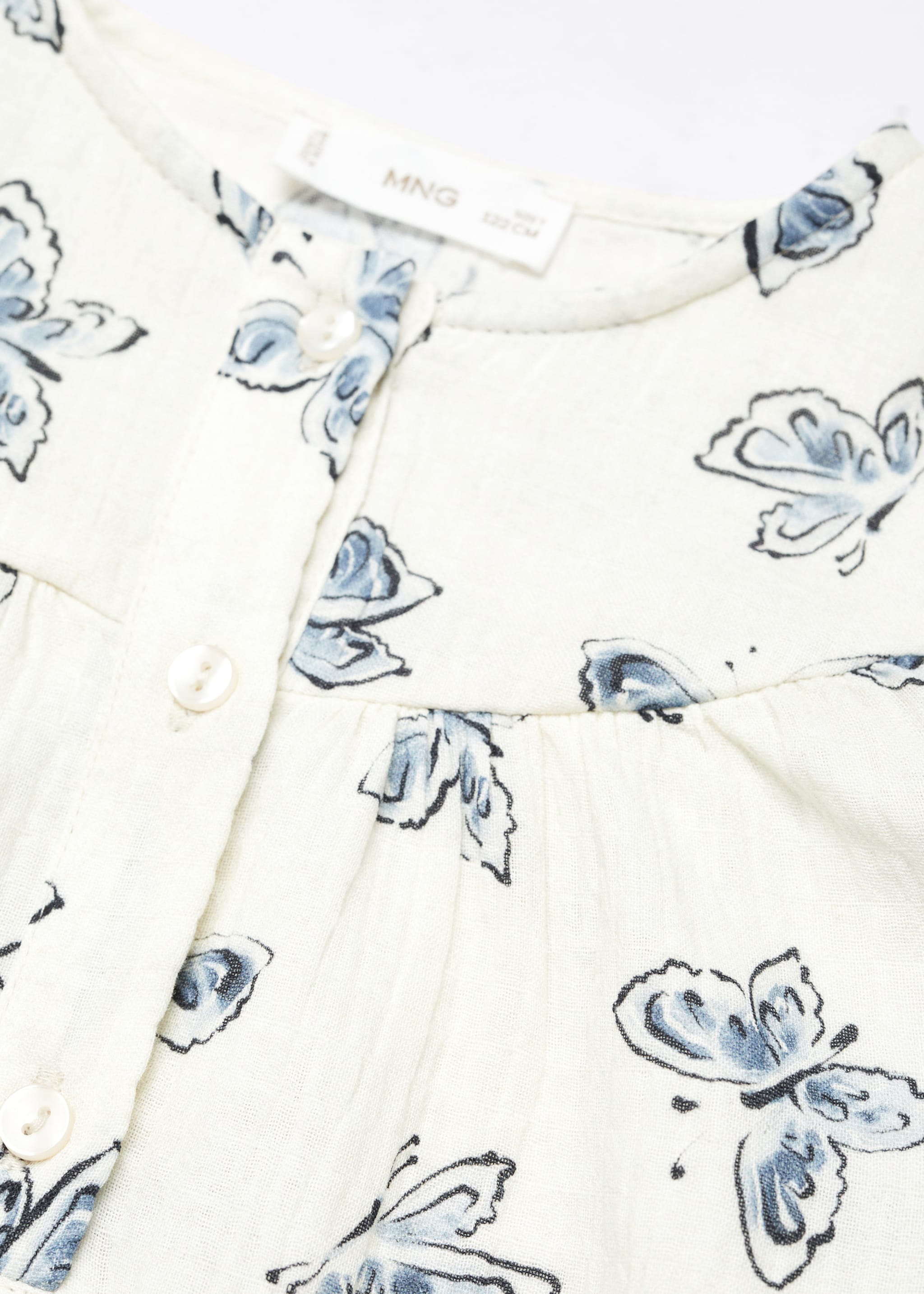 Butterfly-print blouse - Details of the article 8