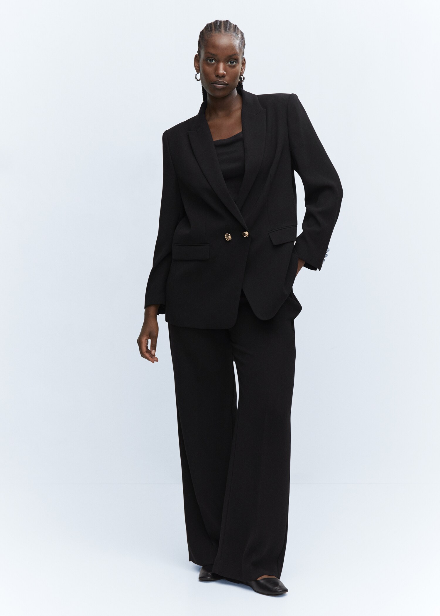 Jacket with jewel button - Details of the article 3